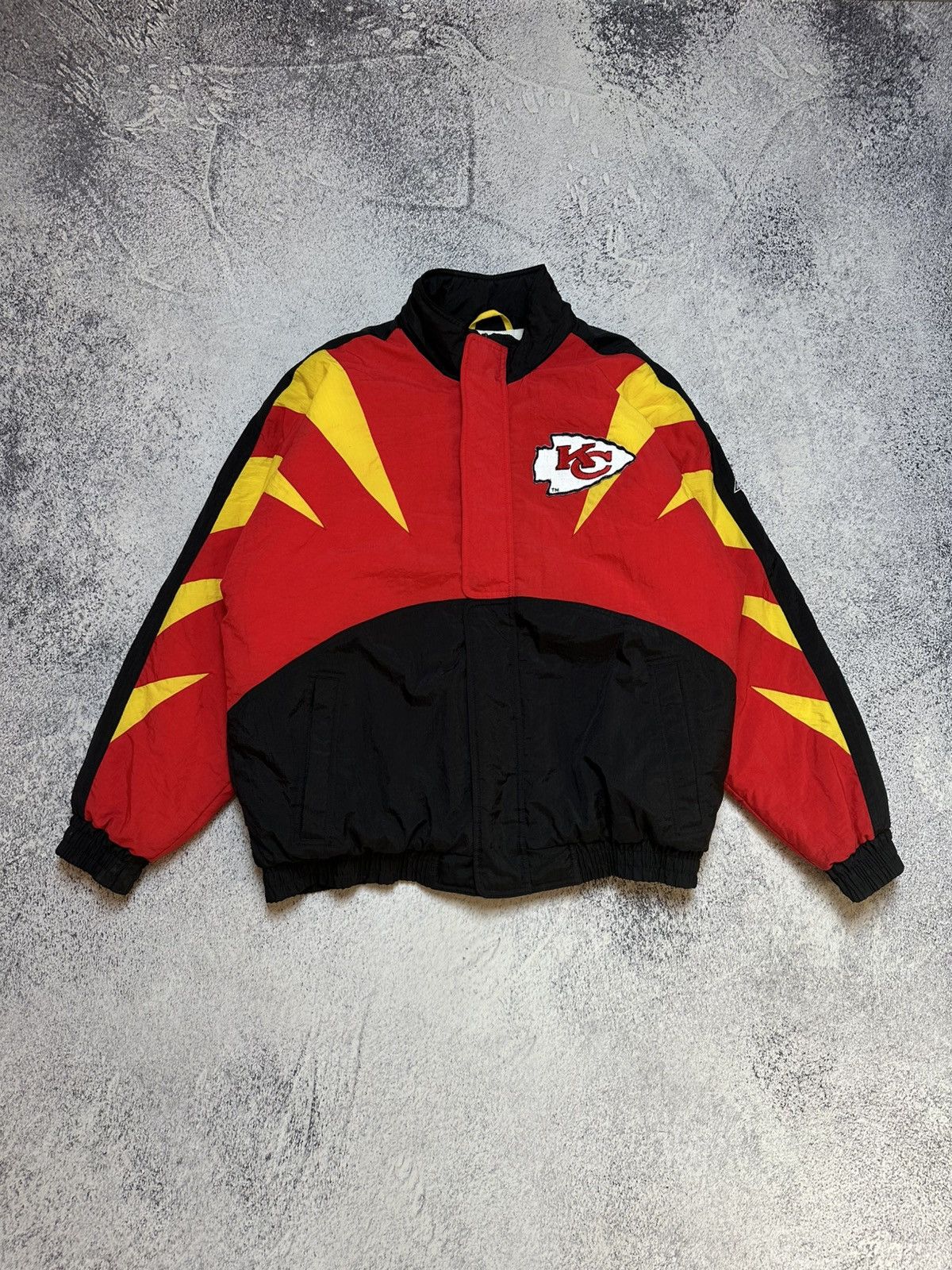 Apex One Vntg 80s NFL Kansas City Chiefs Pro Line by Apex One Jacket Size US M / EU 48-50 / 2 - 3 Thumbnail