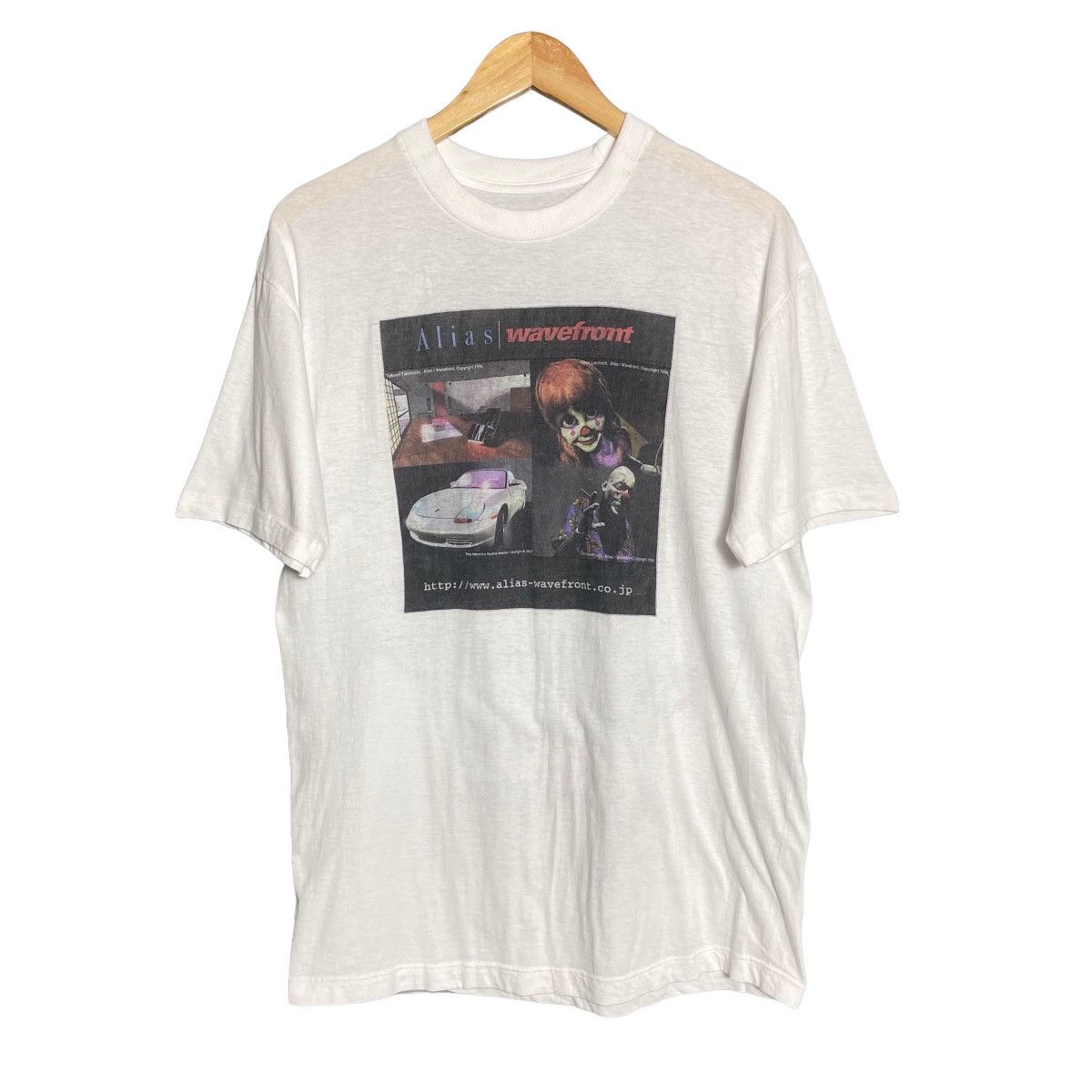 Sony × Vintage Vintage 90s Alias Wavefront Jokers Sony T-Shirt Size US L / EU 52-54 / 3 - 1 Thumbnail