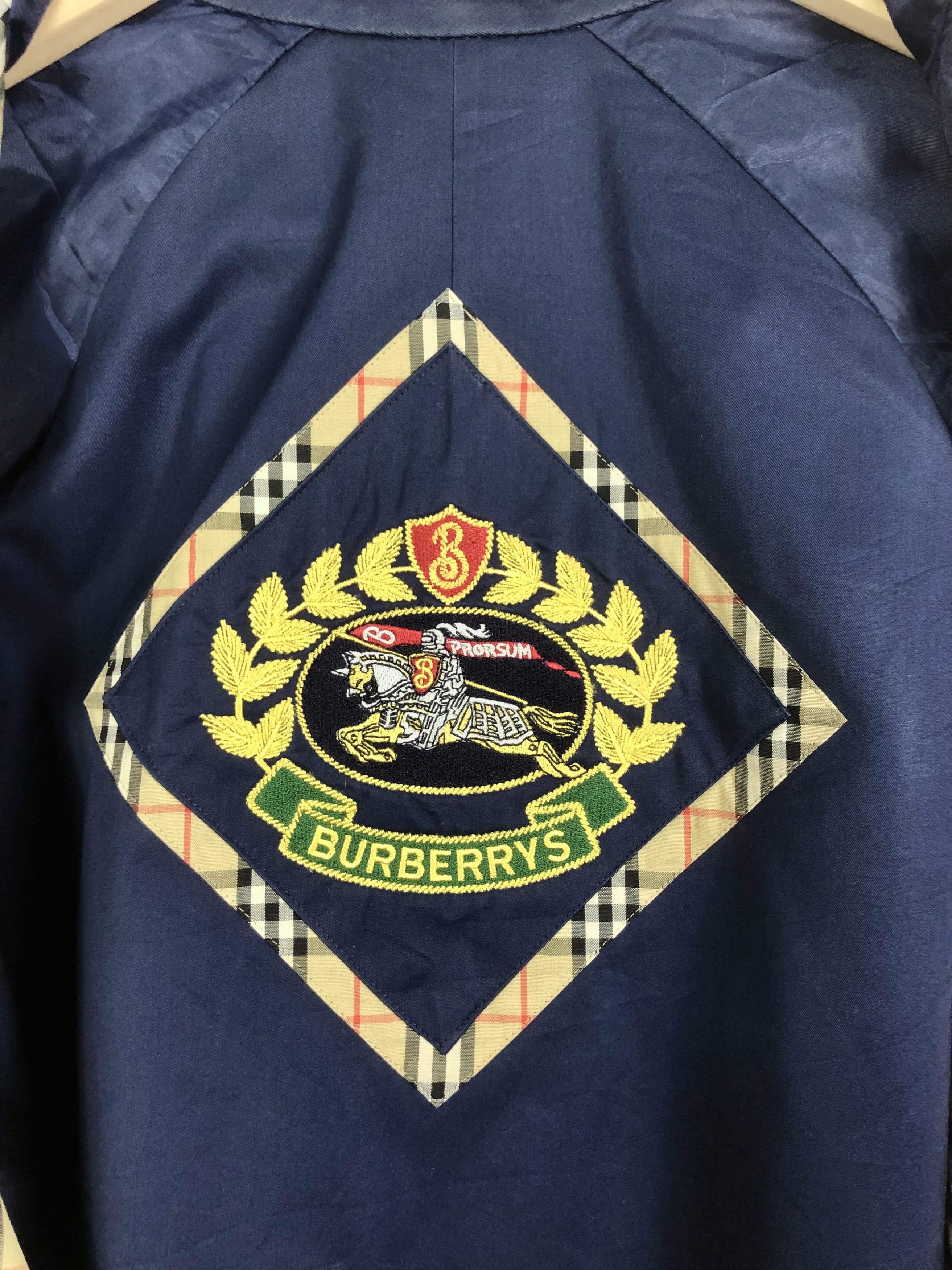 Burberry Prorsum Vintage Burberrys Nova Check Big Logo Trench Coat Jacket Size US M / EU 48-50 / 2 - 11 Thumbnail