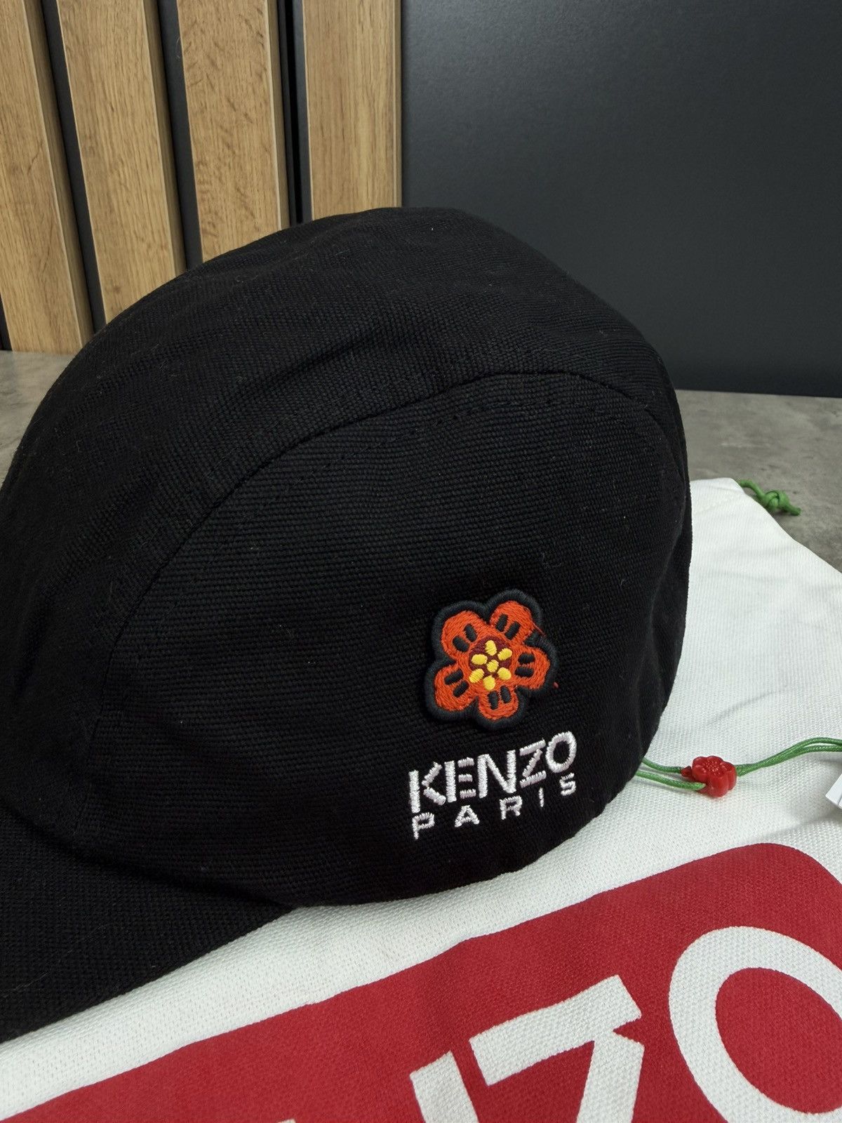 Kenzo Kenzo Black Boke Flower Cap Size One Size Size ONE SIZE - 3 Thumbnail