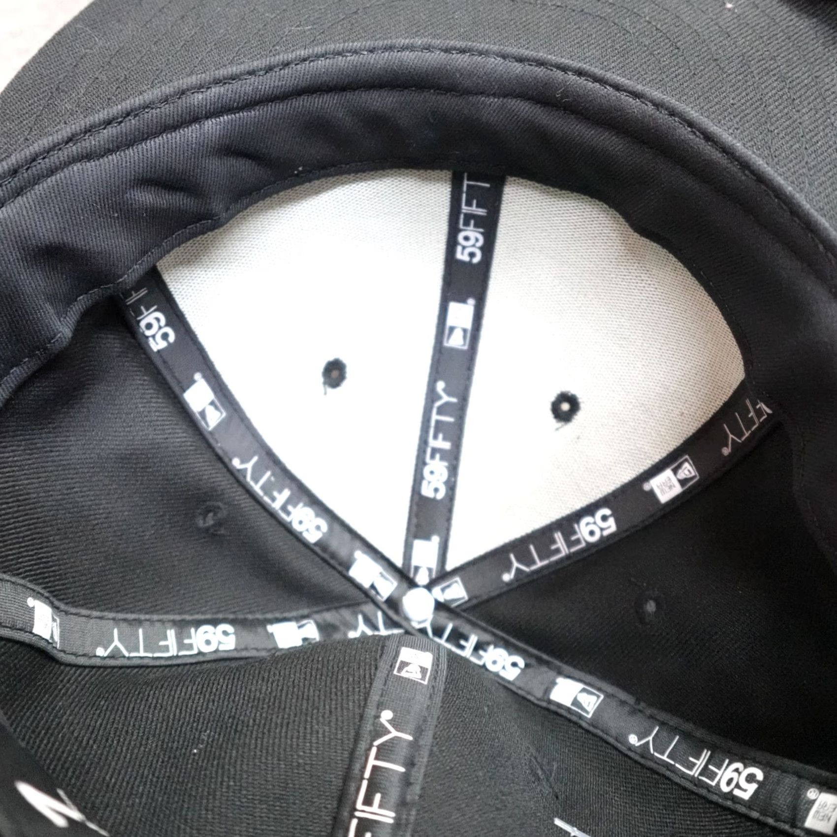 New Era VINTAGE Stanford Hat Black Fitted 7 New Era 100% Wool Mens Baseball Cap Wool Black 100% Wool 7 New Era Size ONE SIZE - 5 Thumbnail