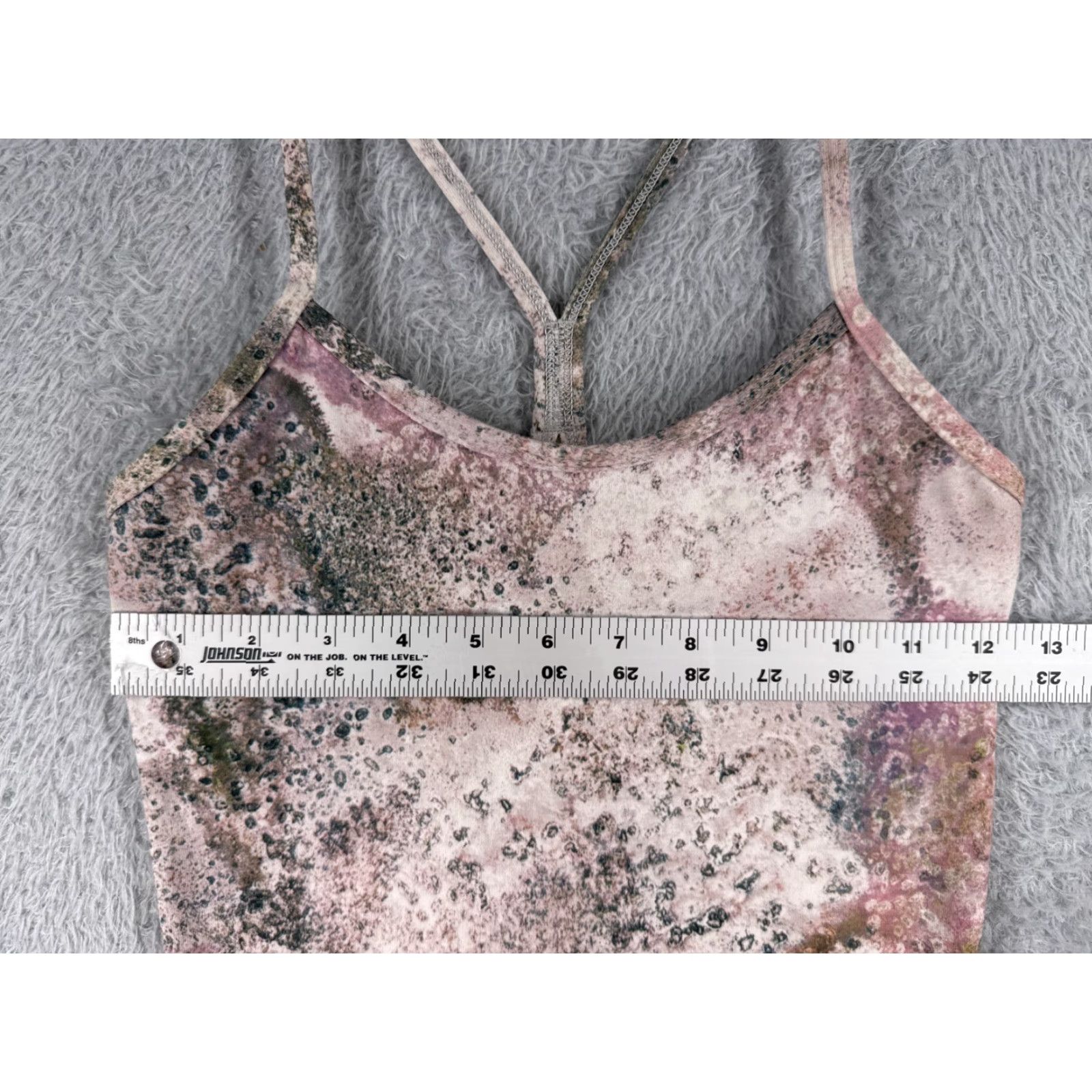 Lululemon Lululemon Shirt Women 2 Pink Power Y Tank Luon Sugar Crush Multi Yoga Gym W1J64S Size XS / US 0-2 / IT 36-38 - 6 Thumbnail