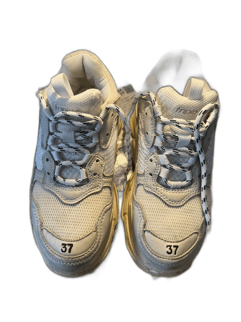 Balenciaga balenciaga triple s sneakers in white Size US 6.5 / EU 39-40 - 1 Thumbnail