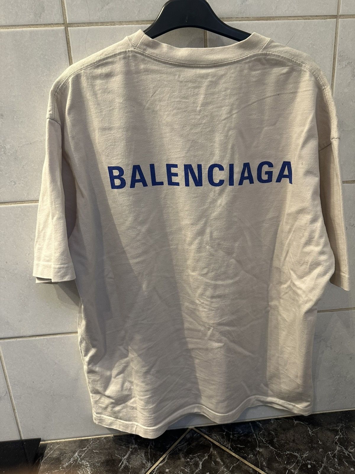 Balenciaga Balenciaga XS Creme/Blue T Size US XS / EU 42 / 0 - 5 Thumbnail