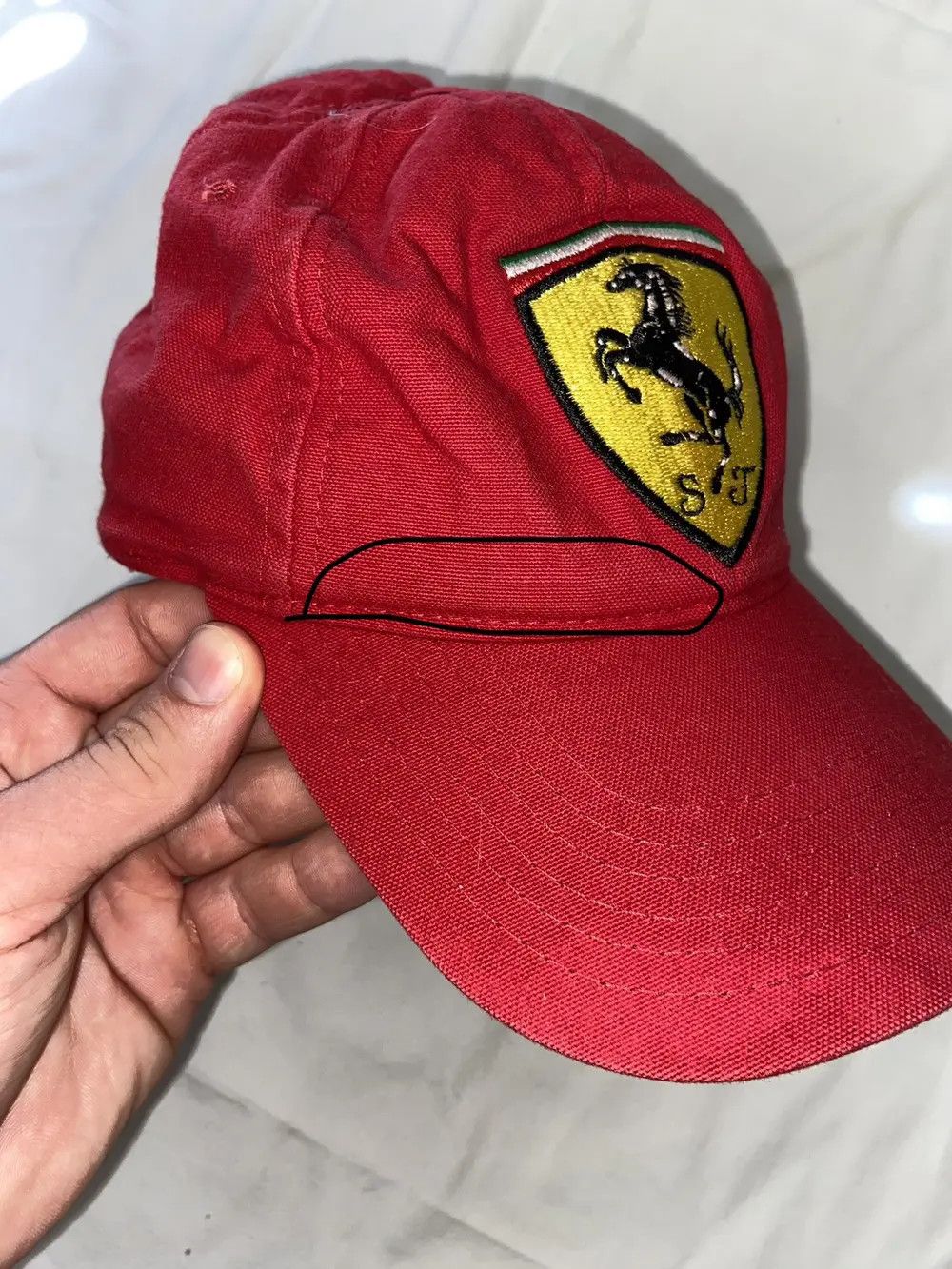 Ferrari VINTAGE 1999 RED FERRARI RACING 90’S HAT CAP F-1 FORMULA Size ONE SIZE - 11 Thumbnail