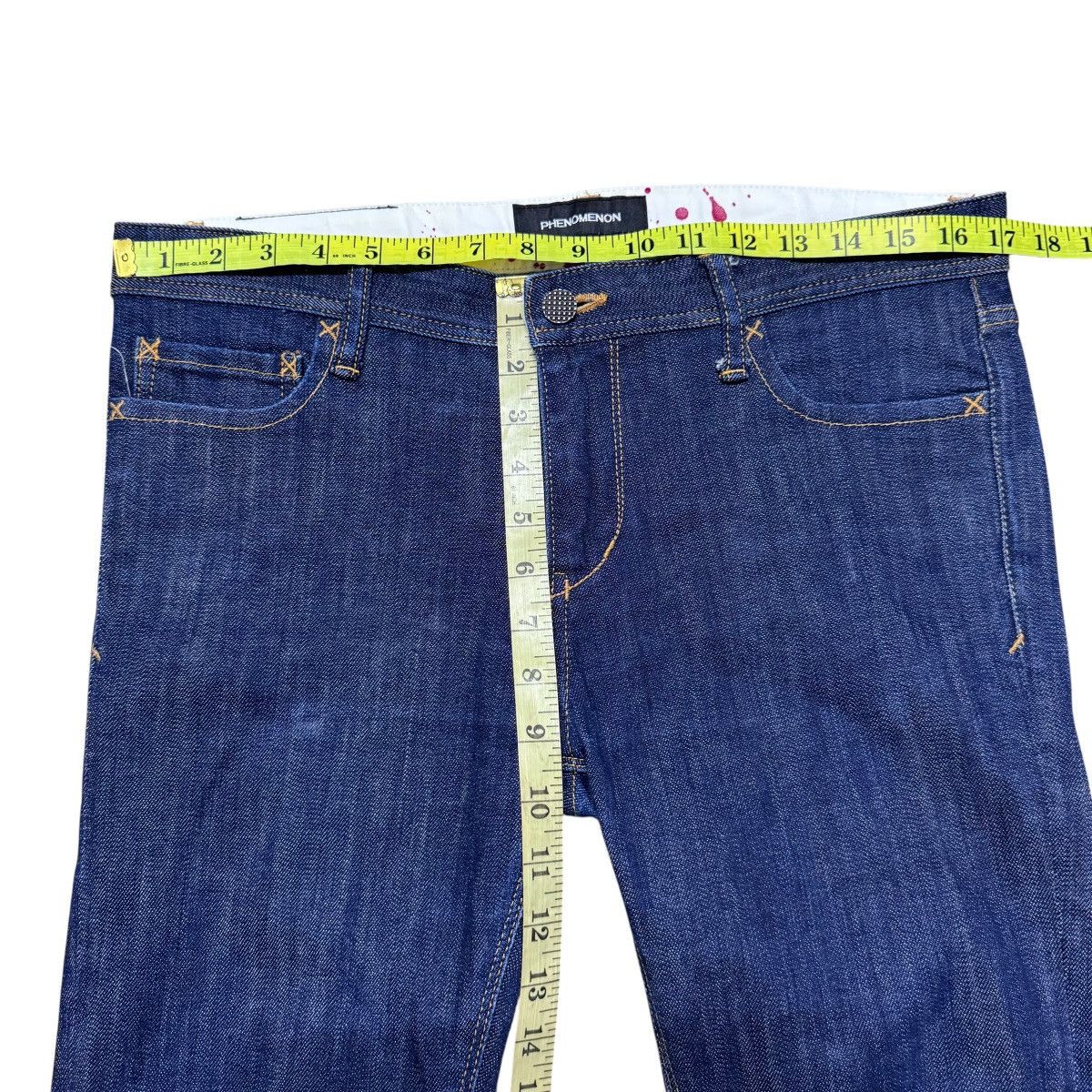 PHENOMENON AW2010 Phenomenon Cropped Denim Jeans Size US 32 / EU 48 - 19 Thumbnail