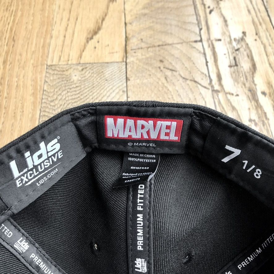 Marvel Comics Captain America Shield Logo Patch Marvel Lids Hat 7 1/8 Size ONE SIZE - 7 Thumbnail