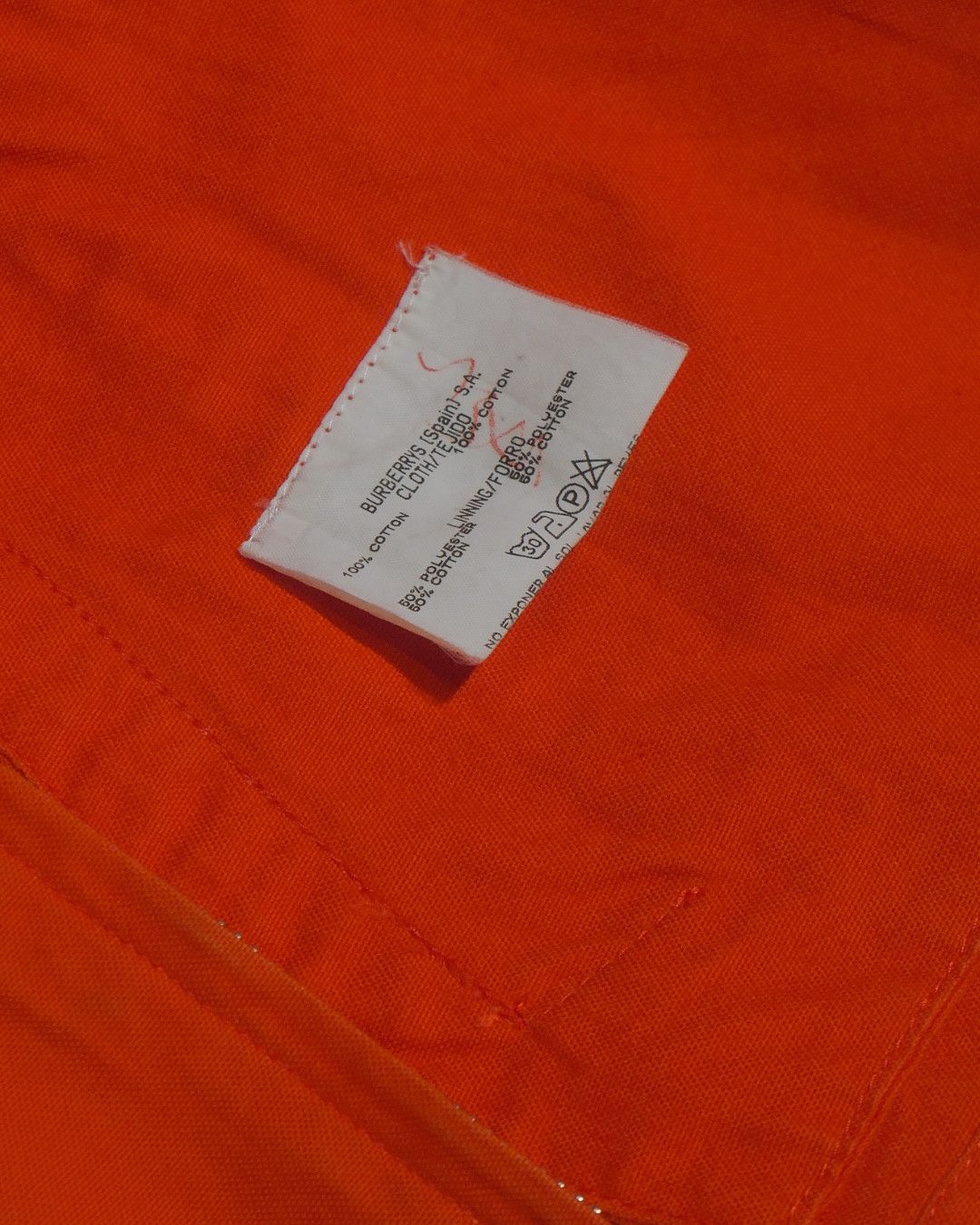 Burberry Prorsum 1980s Fireman Orange Cropped Work Jacket Size US M / EU 48-50 / 2 - 9 Thumbnail