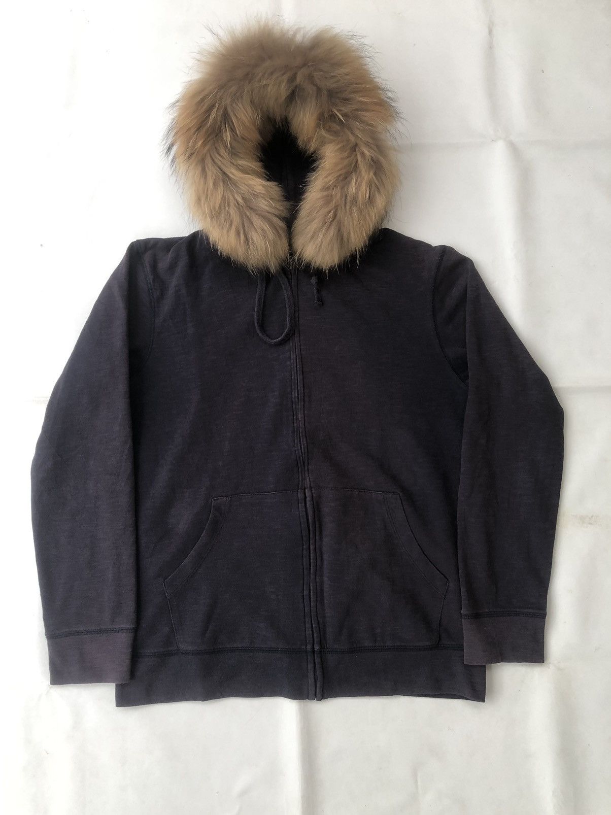 Hysteric Glamour Japan Sun faded Zipper Fur Hoodie Ifsixwasnine LGB style Size US L / EU 52-54 / 3 - 1 Thumbnail