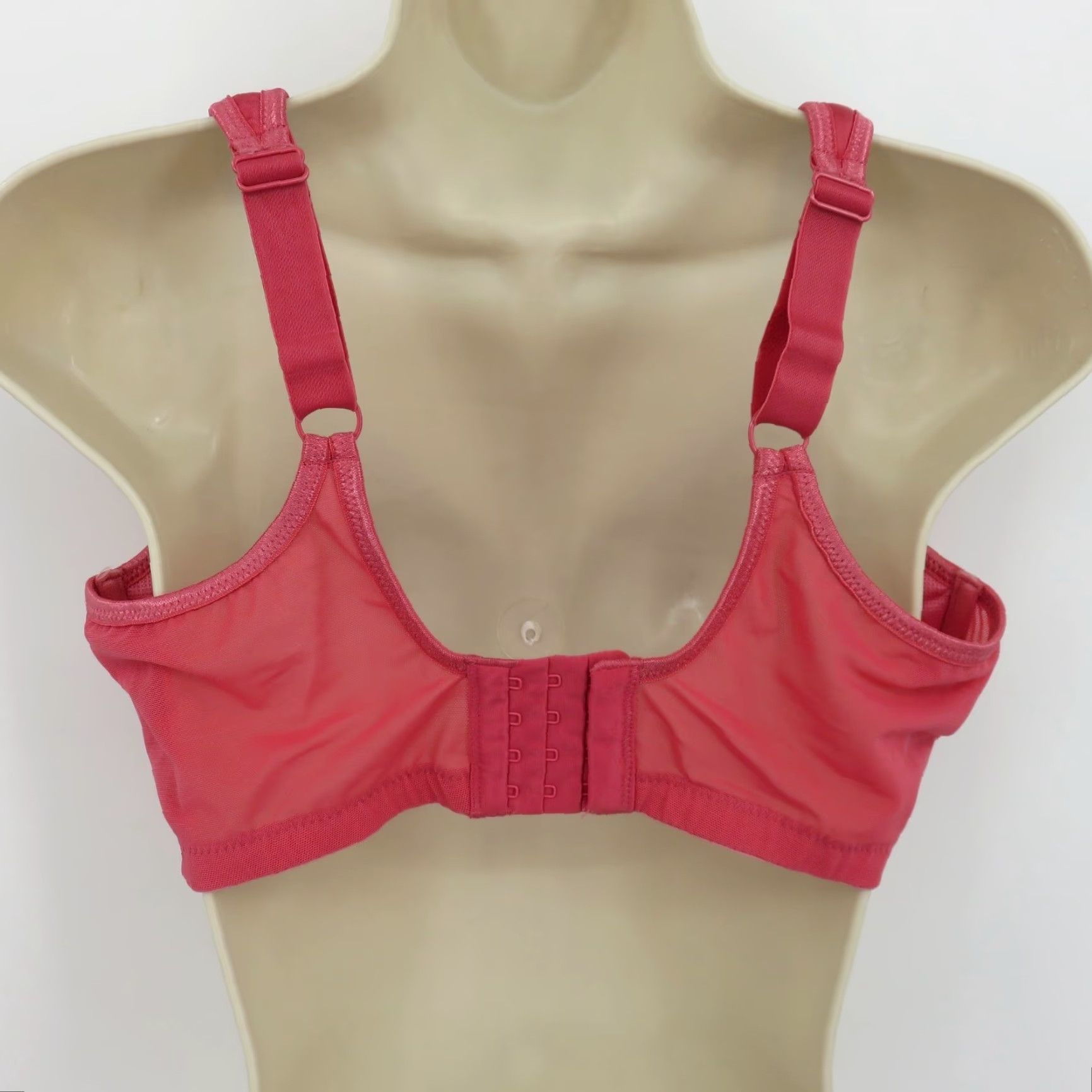 Vintage Breezies Bra Underwire Unlined Style A639540 36DDD Womens Pink T-Shirt Bra Charms Rhinestone Silver Charm Size ONE SIZE - 7 Thumbnail
