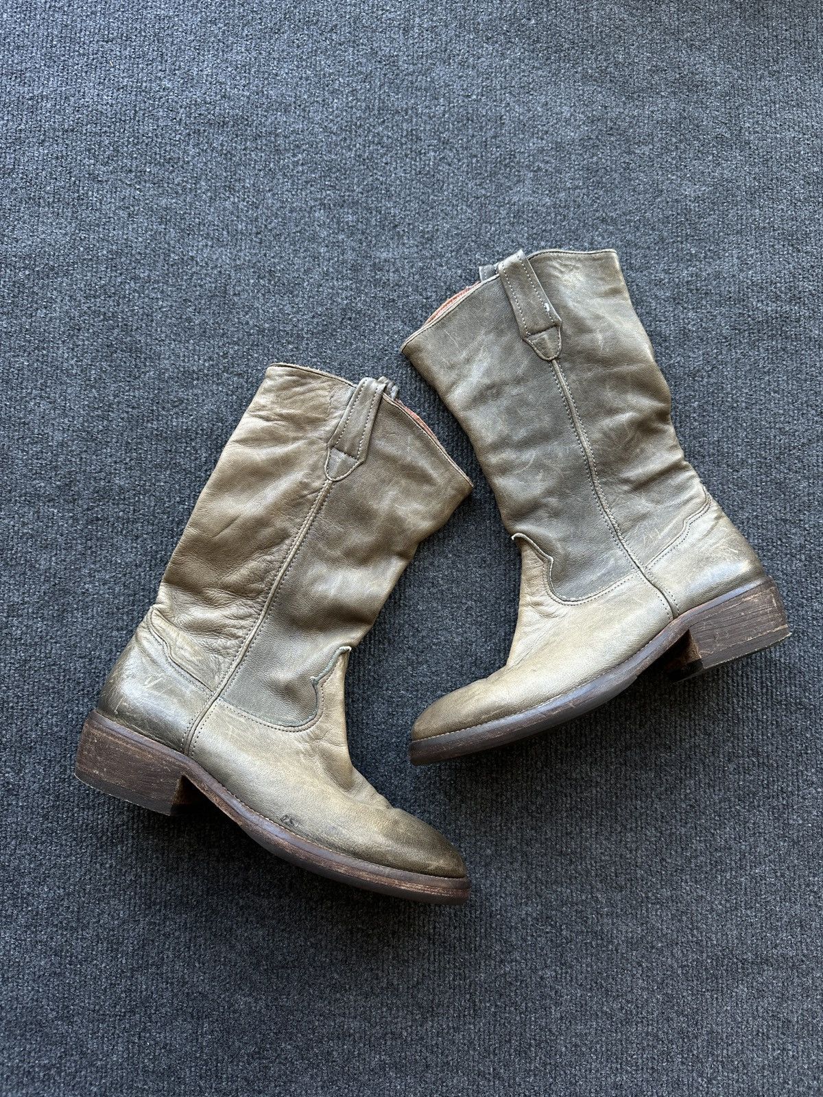 Other RARE🚨 CATARINA MARTINS LUXURY HIGH BOOTS WOMEN LEATHER Size US 8 / IT 38 - 2 Thumbnail