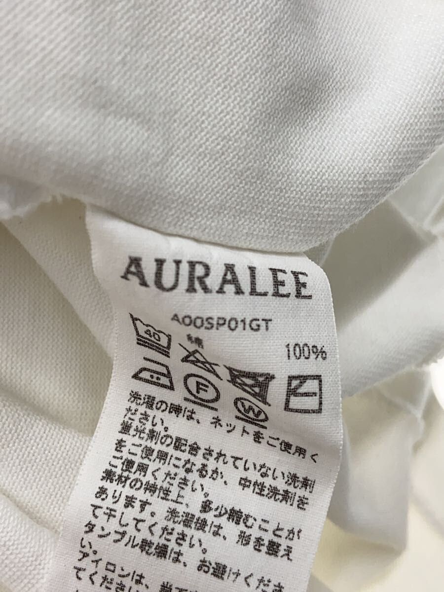 Auralee White Cotton Long-sleeved T-shirt Size US L / EU 52-54 / 3 - 5 Thumbnail