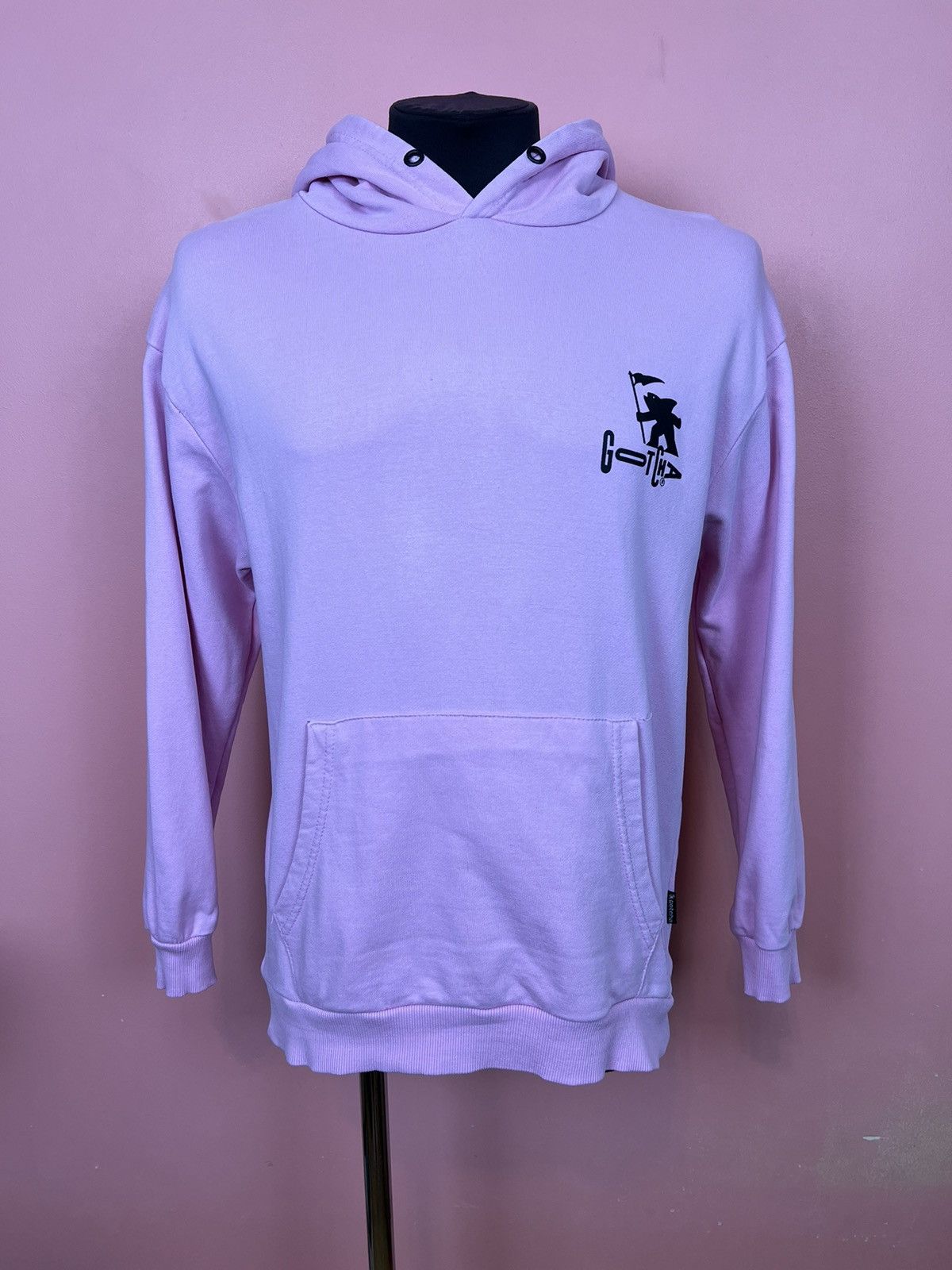 Gotcha Gotcha streetwear hoodie pink hype printed Size US L / EU 52-54 / 3 - 1 Thumbnail