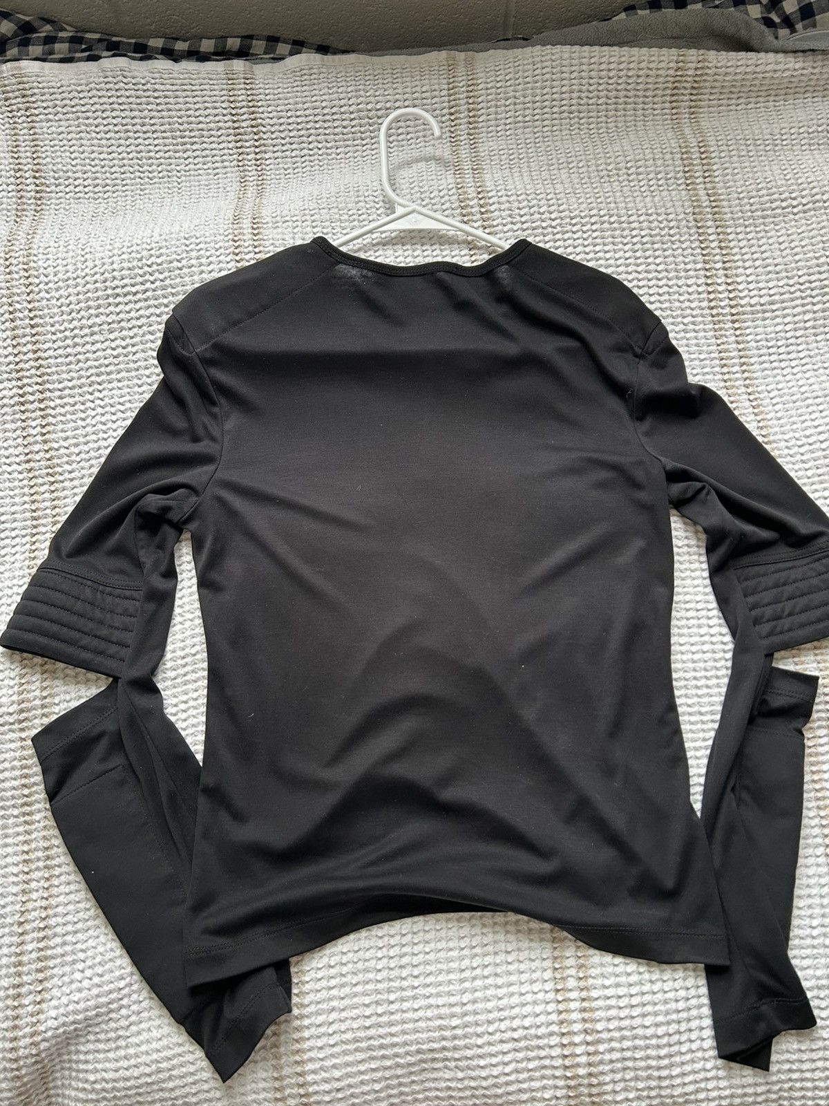 Helmut Lang Helmut Lang Split Sleeve Padded Long Sleeve Black Size US M / EU 48-50 / 2 - 4 Thumbnail