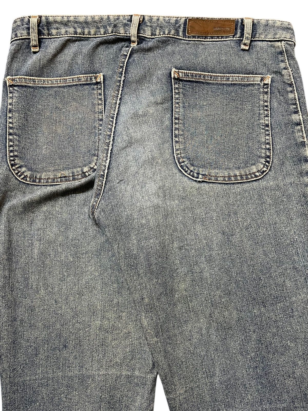 Hysteric Glamour Vintage Japanese Brand Blue Faded Wash Style Flared Wide Leg Size US 31 - 6 Thumbnail