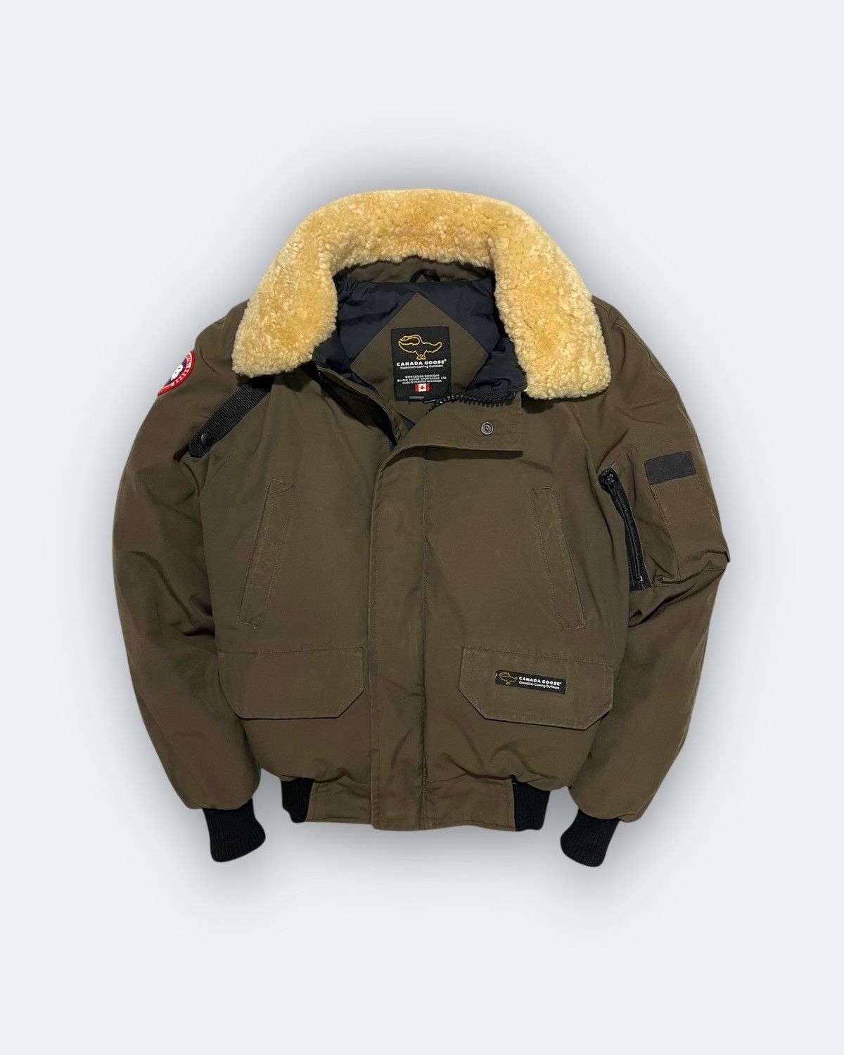 Canada Goose Canada Goose chilliwack Airforce shearling bomber Size US XXS / EU 40 - 3 Thumbnail