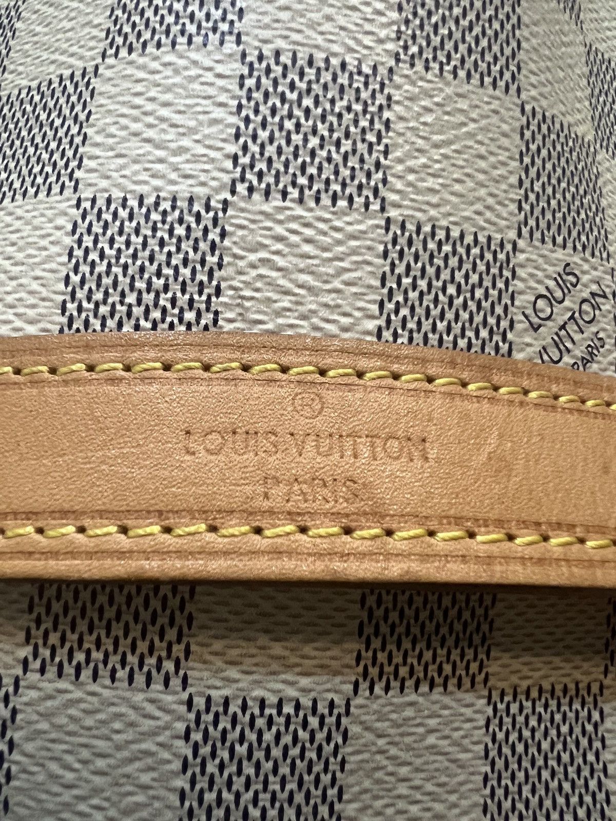 Louis Vuitton Louis Vuitton Damier Azur Noe white shoulder bag Size ONE SIZE - 14 Thumbnail