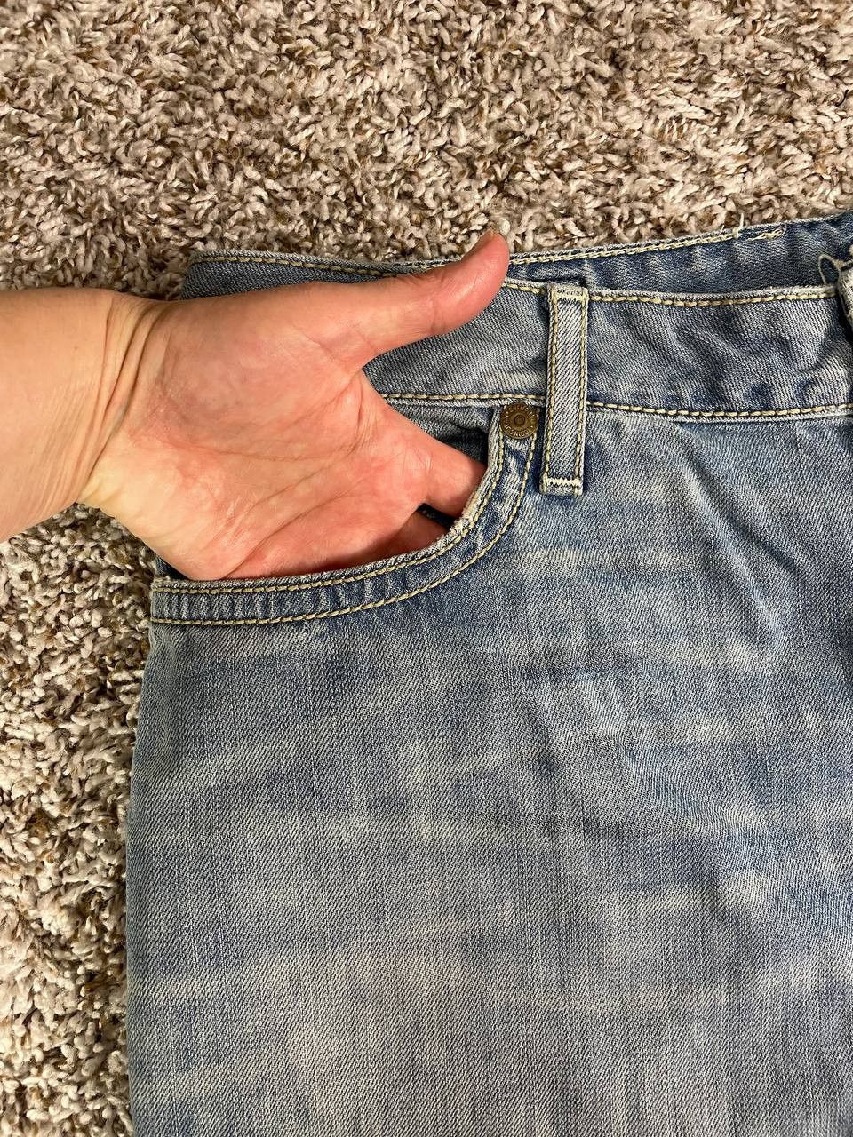 Robins Jeans Robin's Jean Zip RND Flap Studded Blue Jeans Size US 38 / EU 54 - 5 Thumbnail