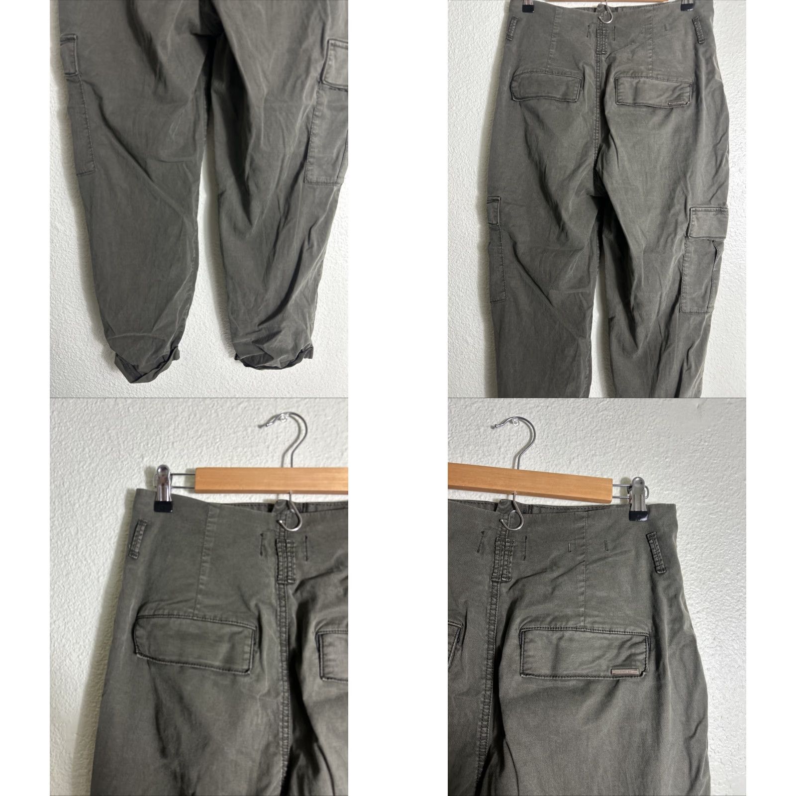 White House Black Market VINTAGE White House Black Market cargo pants Olive 30x24 Size 8 Women Tapered Regular Adult Pants Womens Size 30" / US 8 / IT 44 - 8 Thumbnail
