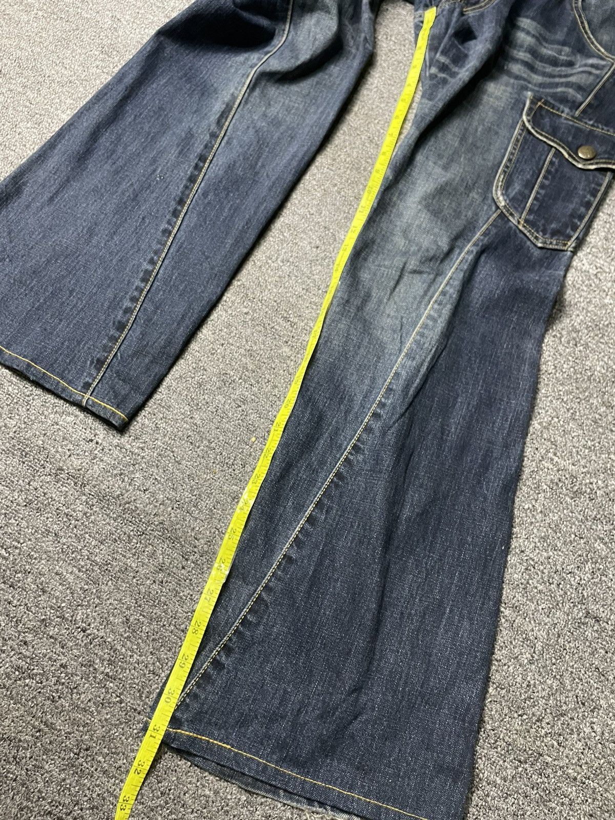 Lee × Vintage Vintage LEE Bootcut Cargo Flare Jeans (93) Size US 35 - 7 Thumbnail