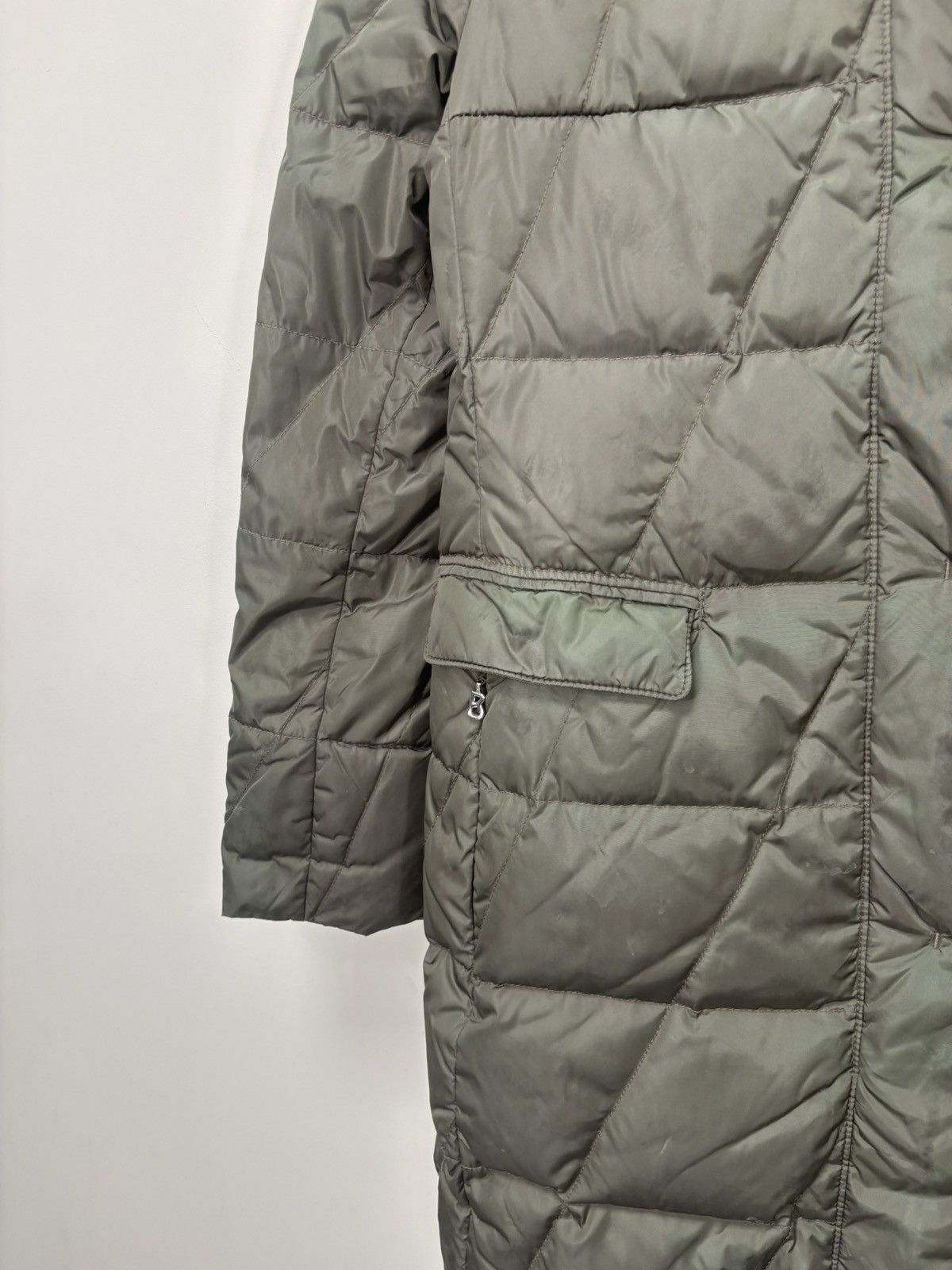 Bogner Bogner Willy Limonta Women’s Khaki Down Puffer Jacket Coat Size M / US 6-8 / IT 42-44 - 4 Thumbnail