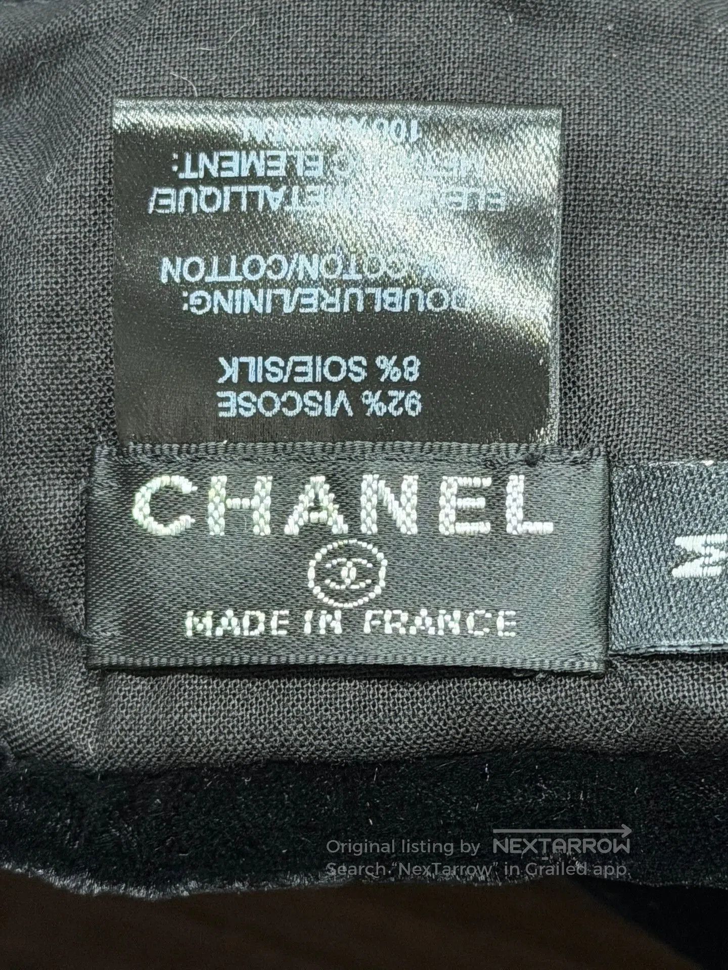 Chanel Chanel Black Velvet Beret Size M. Size ONE SIZE - 3 Thumbnail