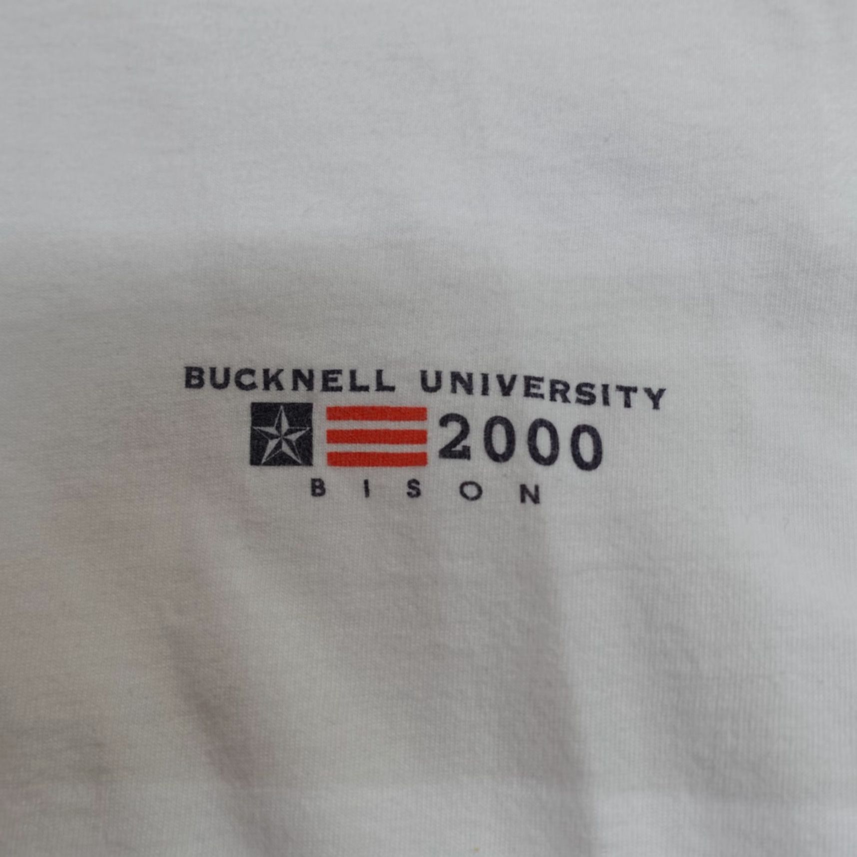 Vintage VINTAGE Bucknell Womens Shirt S White Long Sleeve Bisons 2000 Y2K Shirt Womens Boys Girls Mens? Size S / US 4 / IT 40 - 2 Thumbnail