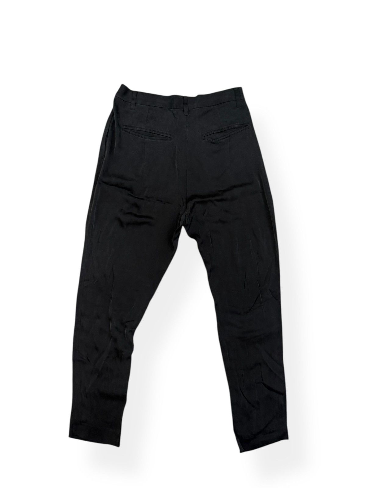 Hysteric Glamour Rare Vintage Hysteric Glamour Silk Black Trousers Size 28" / US 6 / IT 42 - 2 Thumbnail