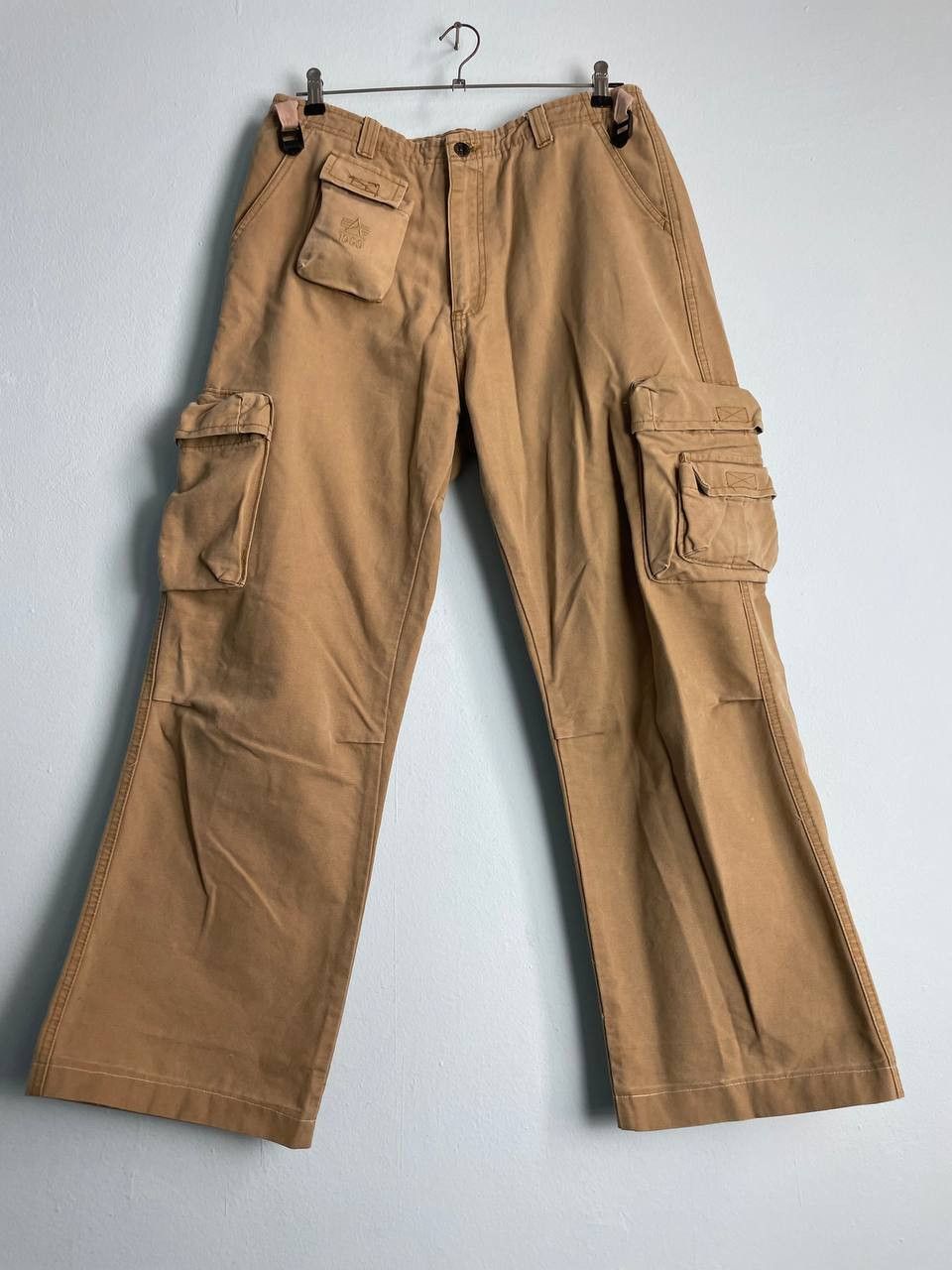 Alpha Industries × Vintage Vintage Alpha Industries Military Cargo Pants Size US 32 / EU 48 - 2 Thumbnail