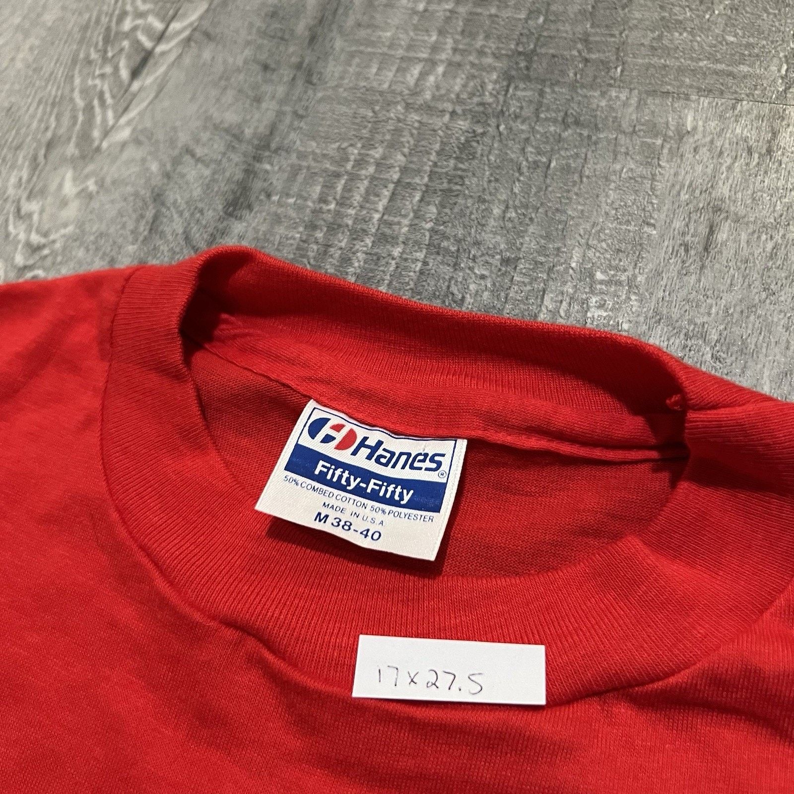 Hanes VTG 1985 1st Annual Bloody Mary Mix Off Red 80s T Shirt M Size US M / EU 48-50 / 2 - 4 Thumbnail