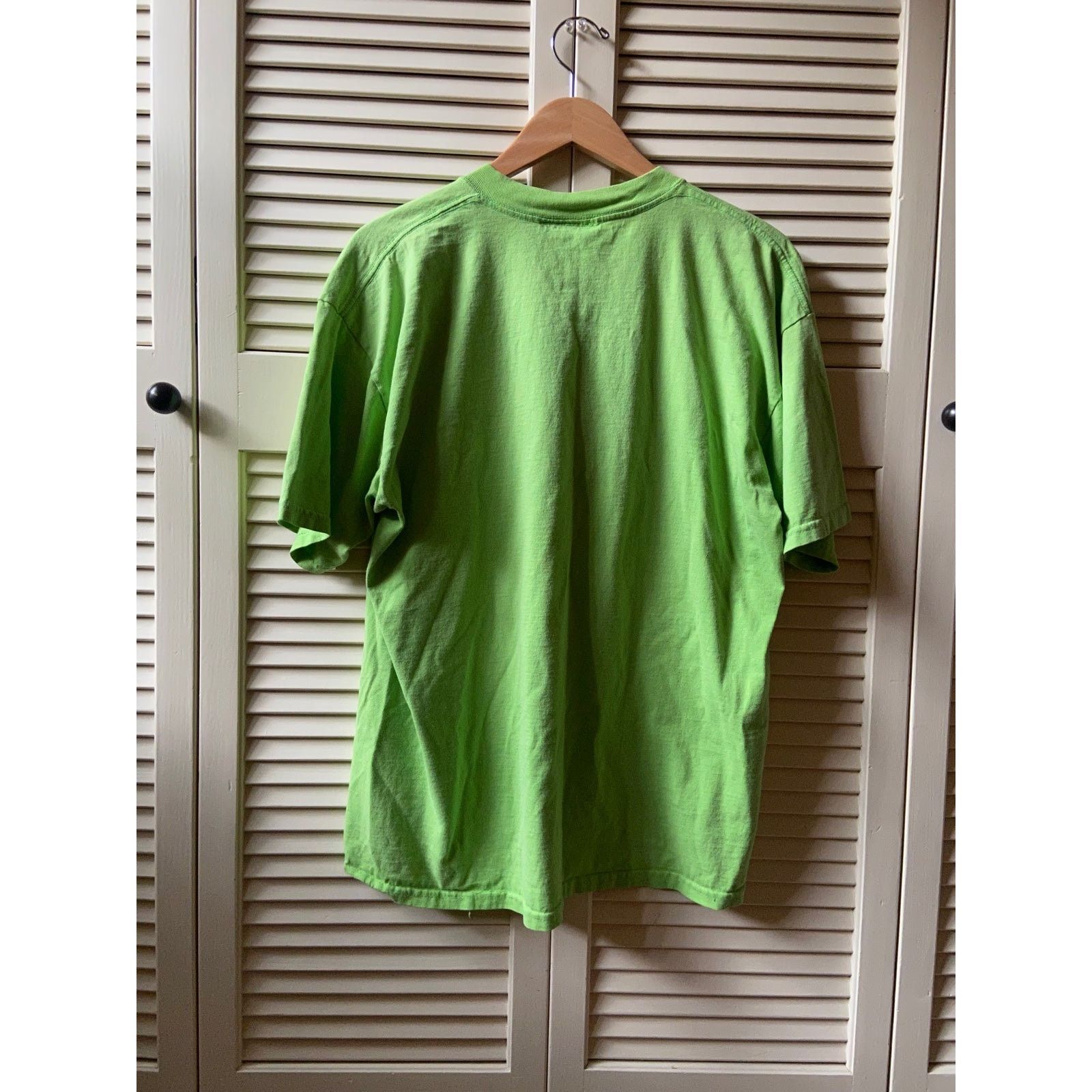 Universal Studios × Vintage Vintage Universal Studios Men in Black MIB Alien Green Shirt Size US XL / EU 56 / 4 - 4 Thumbnail