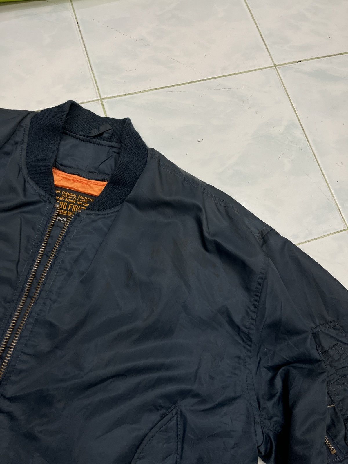 Japanese Brand 🔥🔥🔥STEALS DOG FIGHT MA1 BOMBER FLIGHT JACKET Size US L / EU 52-54 / 3 - 14 Thumbnail