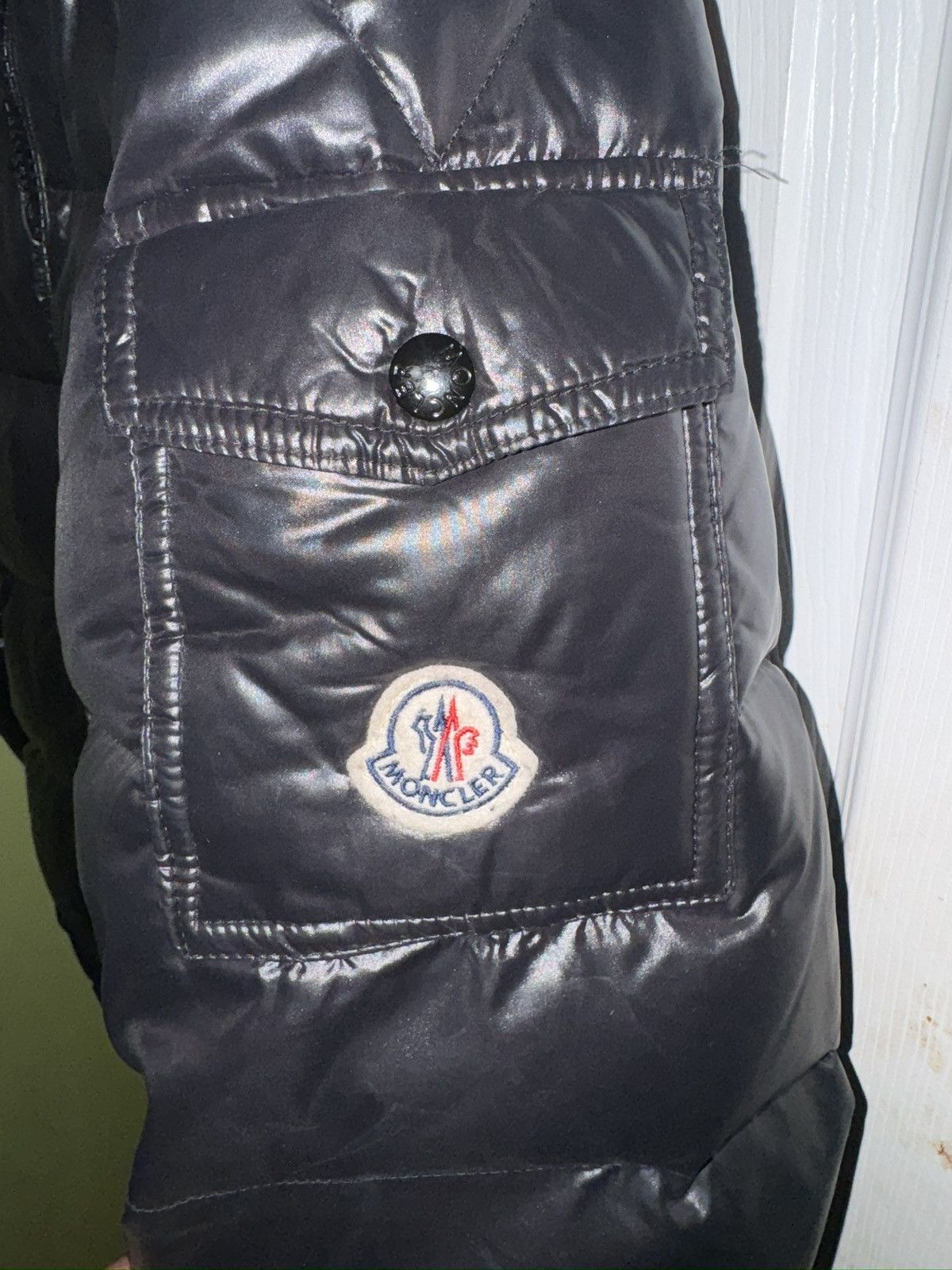Moncler Moncler Maya Leather Jacket Size US L / EU 52-54 / 3 - 6 Thumbnail