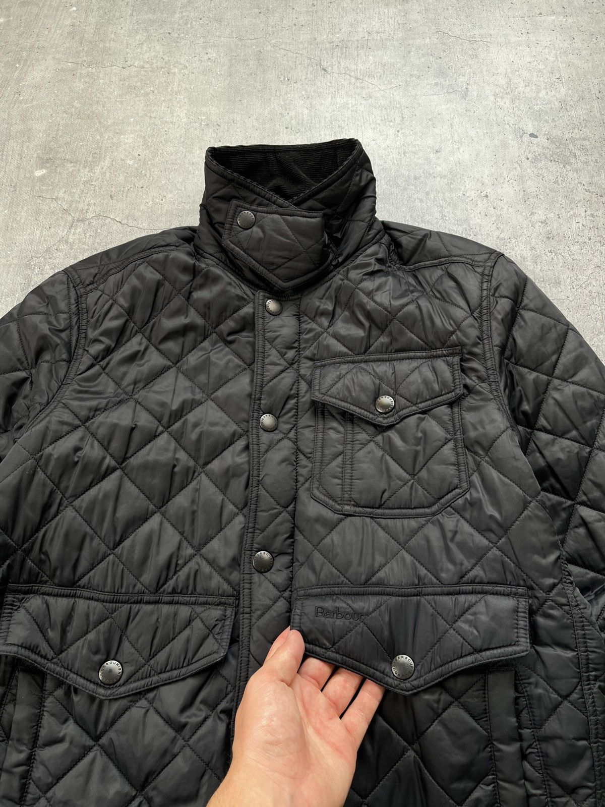 Barbour Barbour Jacket Puffer Black Size M Size US L / EU 52-54 / 3 - 3 Thumbnail