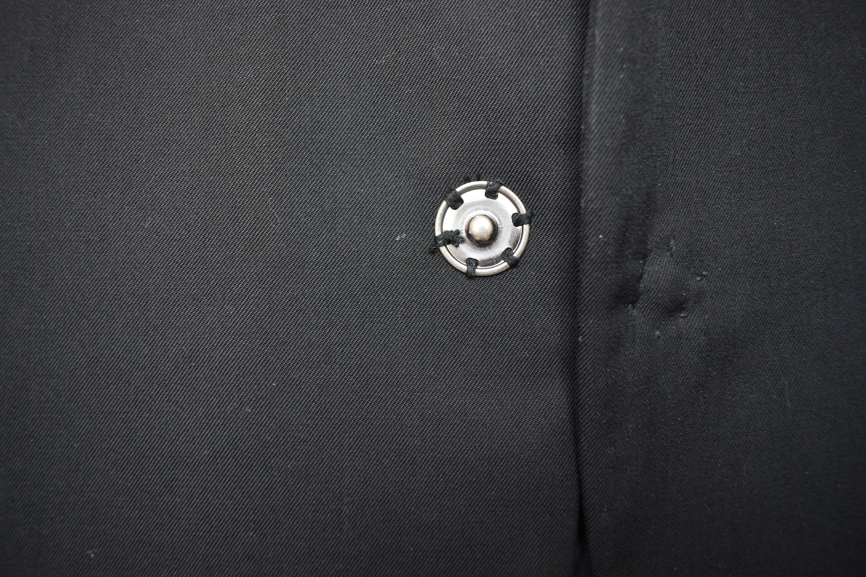 Zam Barrett Zam Barrett SS23 Sample Shawl Collar Light Black Wool Coat Size US M / EU 48-50 / 2 - 3 Thumbnail