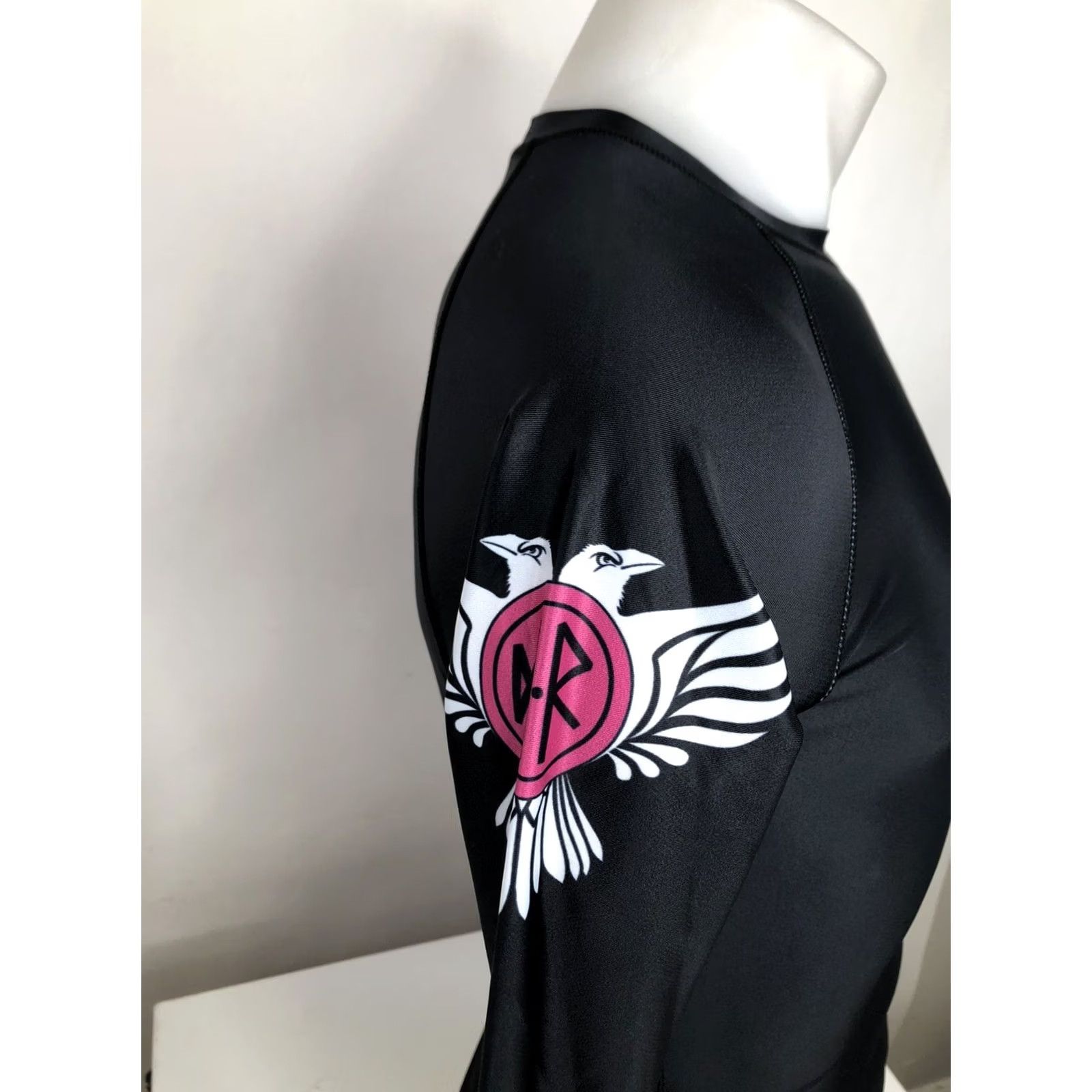 Vintage RAVEN FIGHT WEAR Shirt Women XS Athletic MMA Performance Black Size XS / US 0-2 / IT 36-38 - 4 Thumbnail