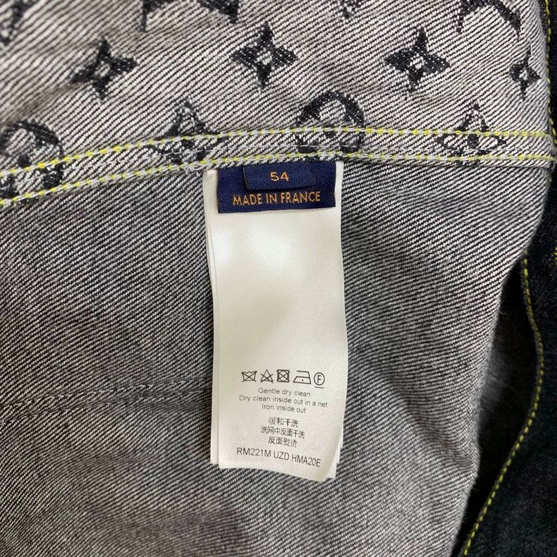 Louis Vuitton Louis Vuitton Nigo Co-branded Denim Jacket Size US L / EU 52-54 / 3 - 7 Thumbnail