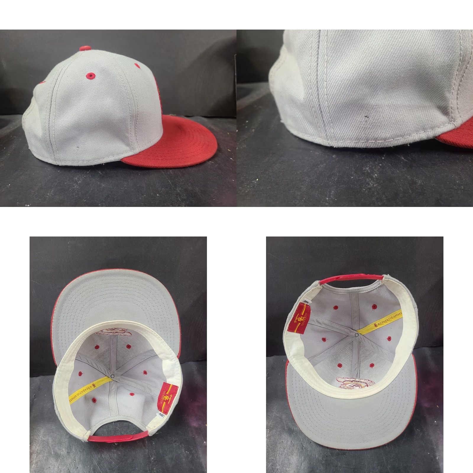 Vintage VINTAGE USC TROJANS AUTHENTIC APPAREL Snapback Cap Hat Size ONE SIZE - 8 Thumbnail