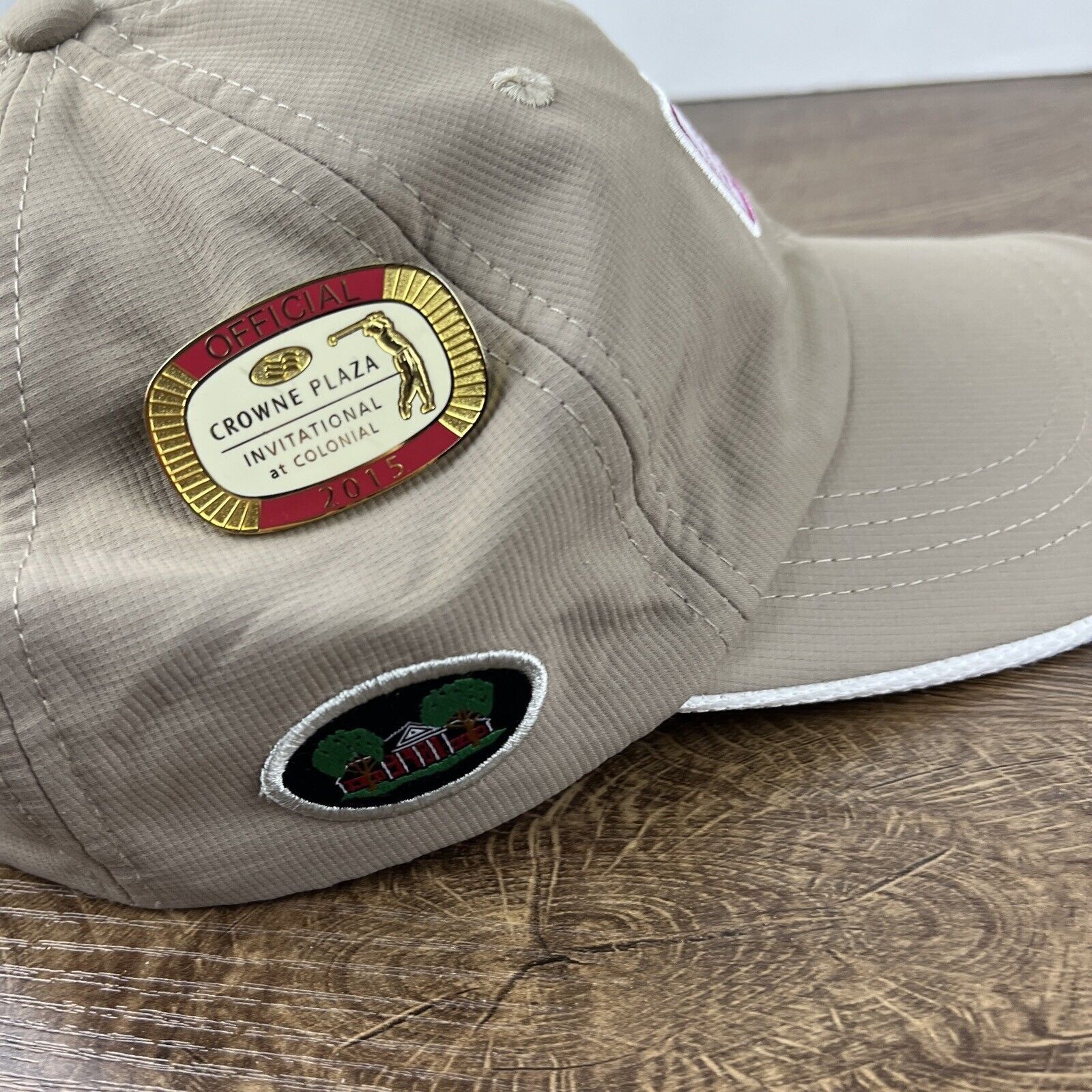 Other Crowne Plaza Invitational Colonial Hat Tan Brown Hat Adjusta Size ONE SIZE - 12 Thumbnail
