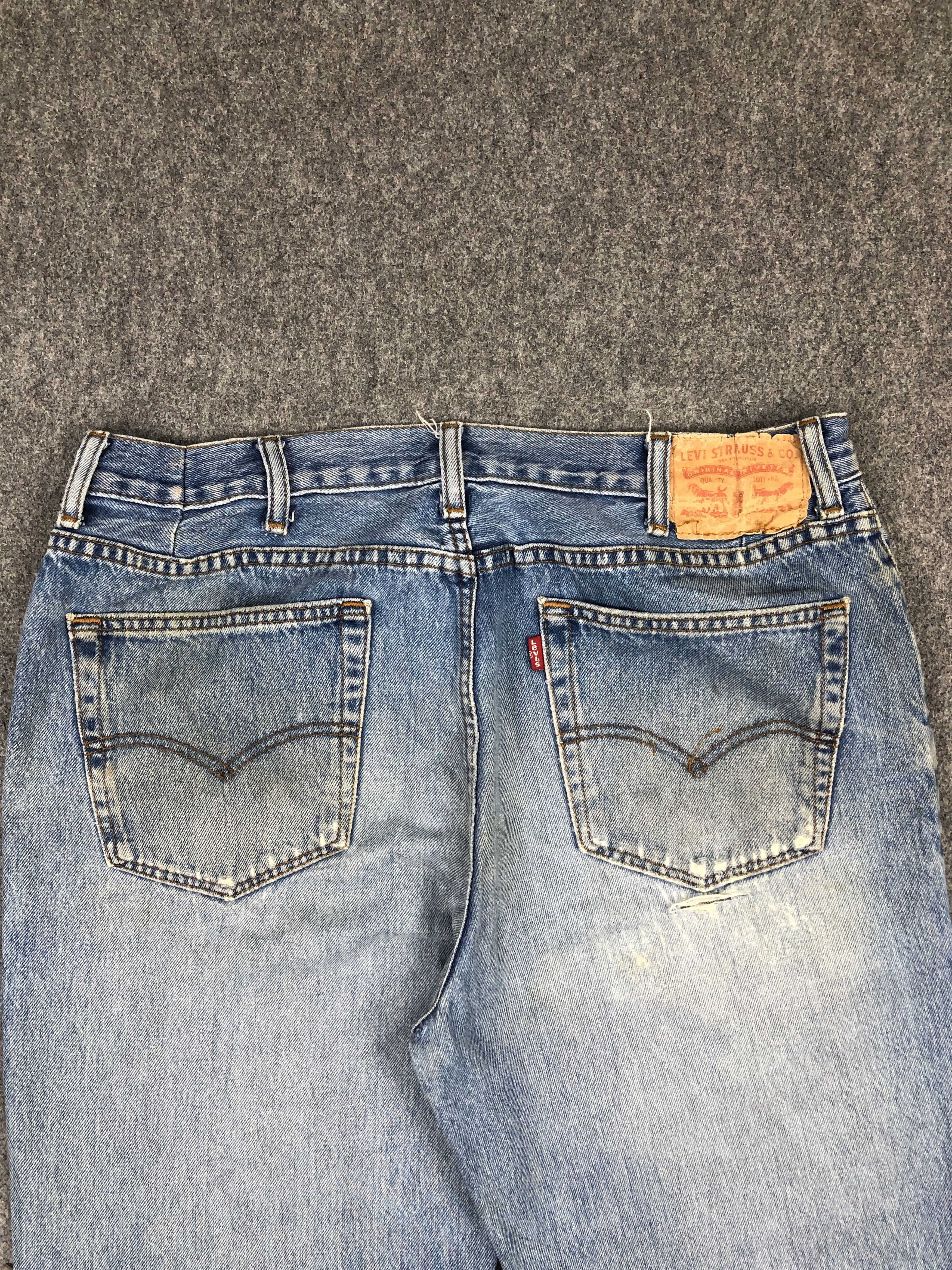 Levi's Faded Blue Vintage Levis 504 Jeans DP2353 Size US 33 - 4 Thumbnail