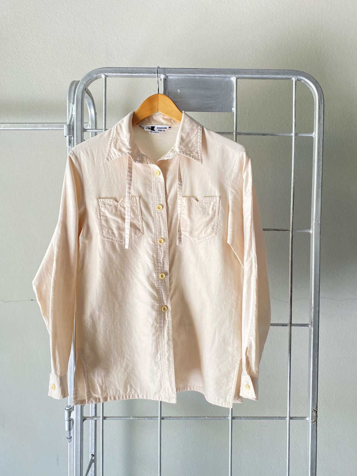 Kansai Yamamoto Yamamoto kansai Soft Beige Button-Up Shirt Size M / US 6-8 / IT 42-44 - 1 Thumbnail