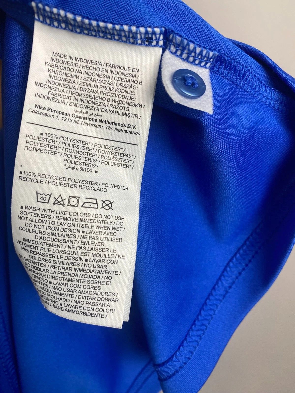 Nike Nike Fc Grasshopper Zurich Blue Polo Shirt Soccer Jersey Size US M / EU 48-50 / 2 - 4 Thumbnail