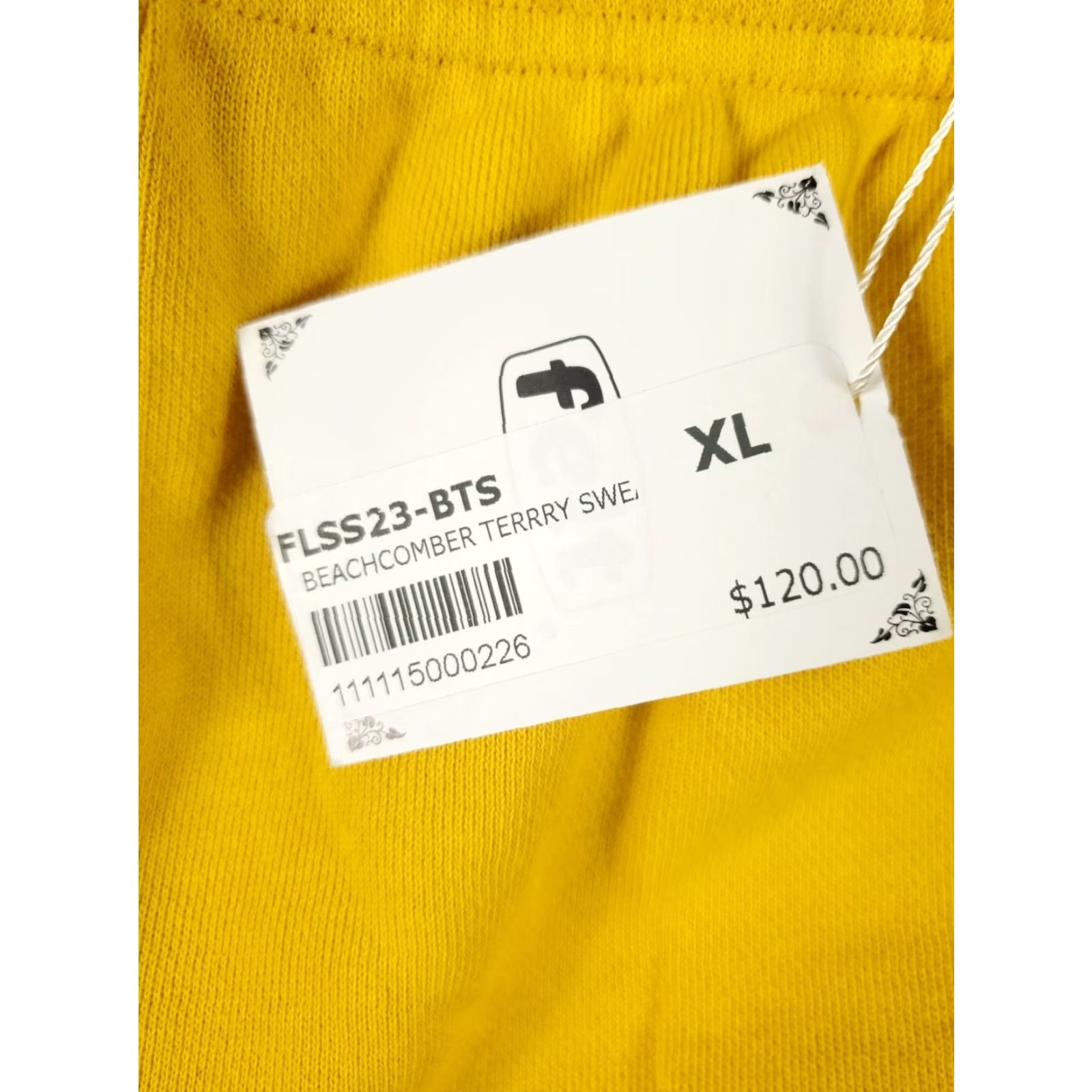 FELT For Every Living Thing Pants Mens XL Yellow Felt Comber Terry Sweatpants Jogger Size US 36 / EU 52 - 7 Thumbnail