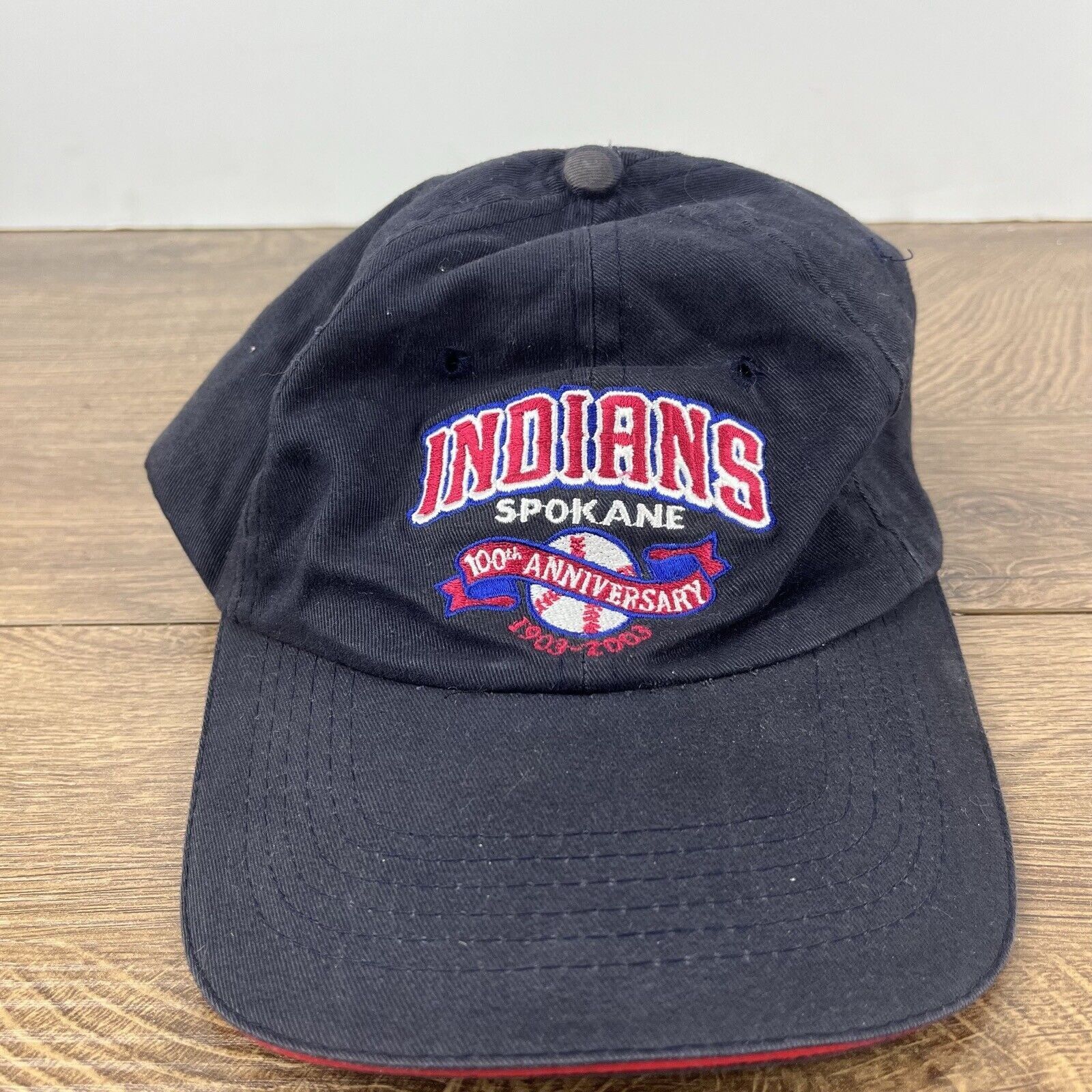 Other Spokane Indians Hat Spokane Indians Blue Hat Adjustable Blue Size ONE SIZE - 5 Thumbnail