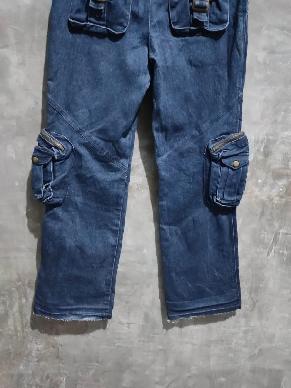 Japanese Brand Dalin Multipocket 3D Pocket Cargo Pants release hem Size 30" / US 8 / IT 44 - 7 Thumbnail