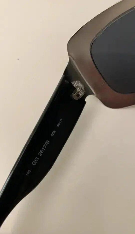 Gucci × Tom Ford × Vintage GUCCI Sunglasses GG 2617 Shield Rimless 90s Wrap Vintage Size ONE SIZE - 3 Thumbnail
