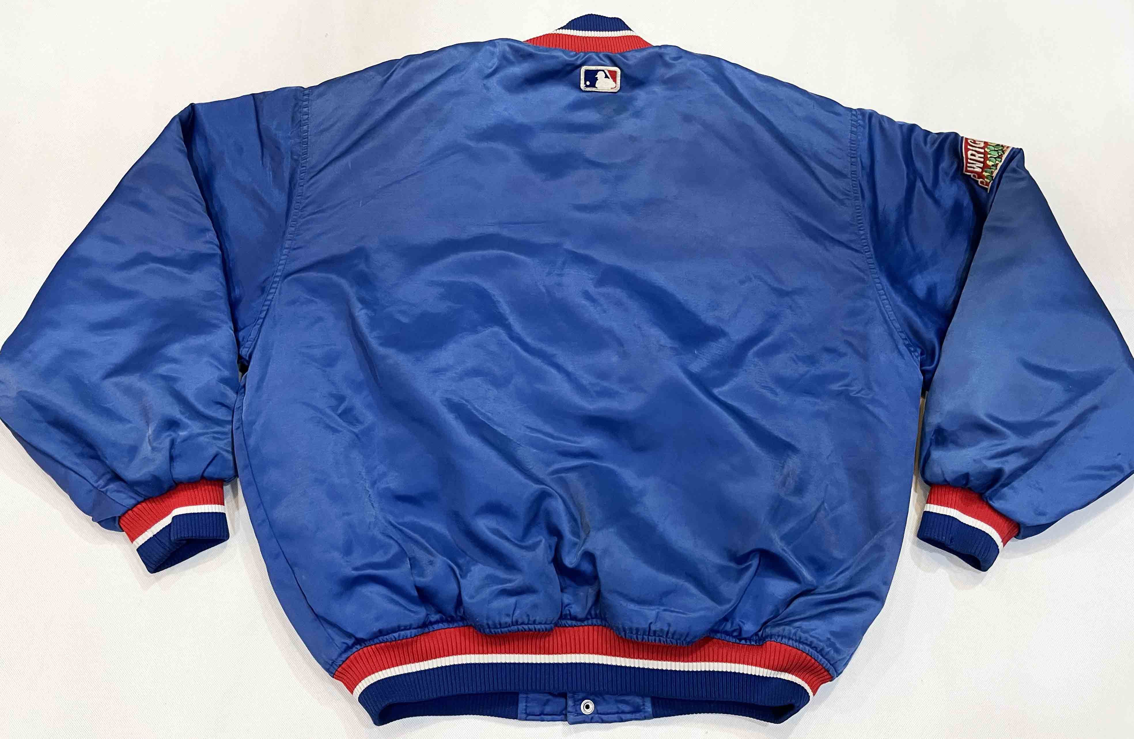 MLB × Starter Vintage Starter MLB Chicago Cubs Baseball Bomber Jacket Size US L / EU 52-54 / 3 - 9 Thumbnail