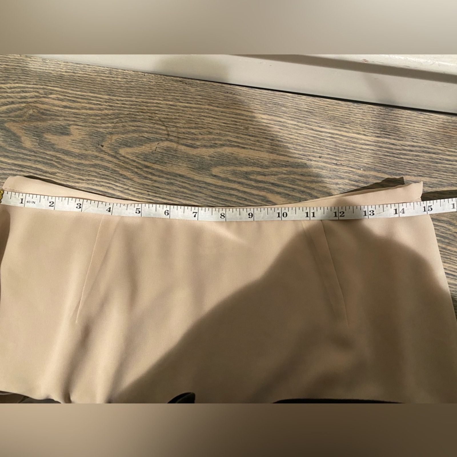 Other Talbots in Chiffon Maxi Skirt Pleated Hems Beige 10 Size 32" / US 10 / IT 46 - 5 Thumbnail