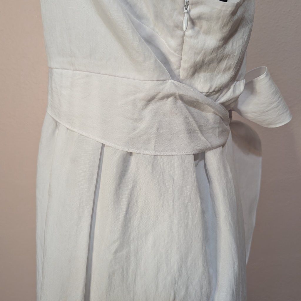Vince Vince Women's Ruched Paneled White Dress Size XL Size XL / US 12-14 / IT 48-50 - 5 Thumbnail