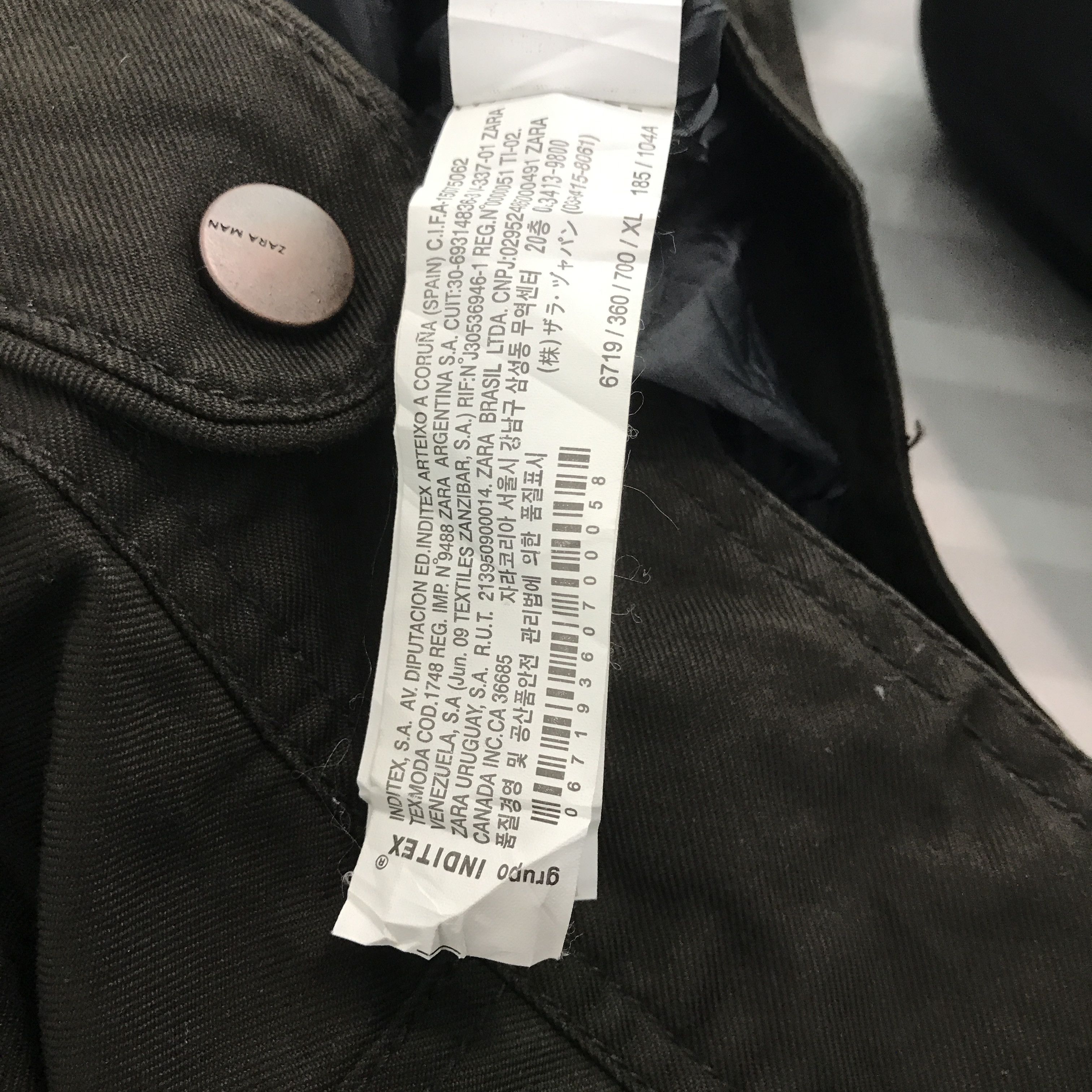 Vintage × Zara Vintage Zara Man workers style design Jacket Size US XL / EU 56 / 4 - 12 Thumbnail